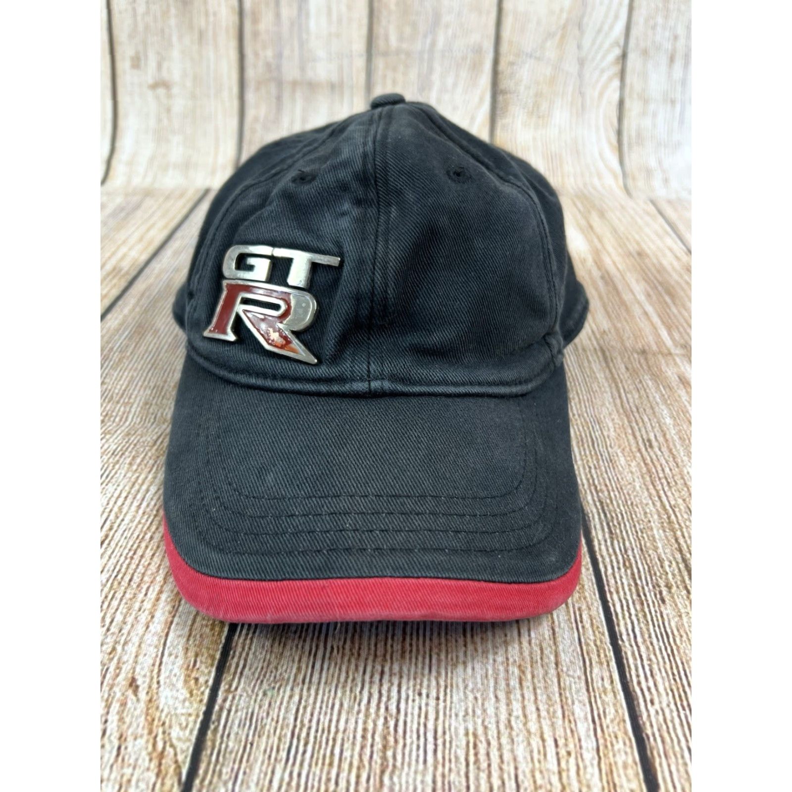 Vintage Nissan GTR Hat Tek Flex Fitted Size M/L Men Black Baseball Cap Cars Lightweight Size ONE SIZE - 2 Thumbnail