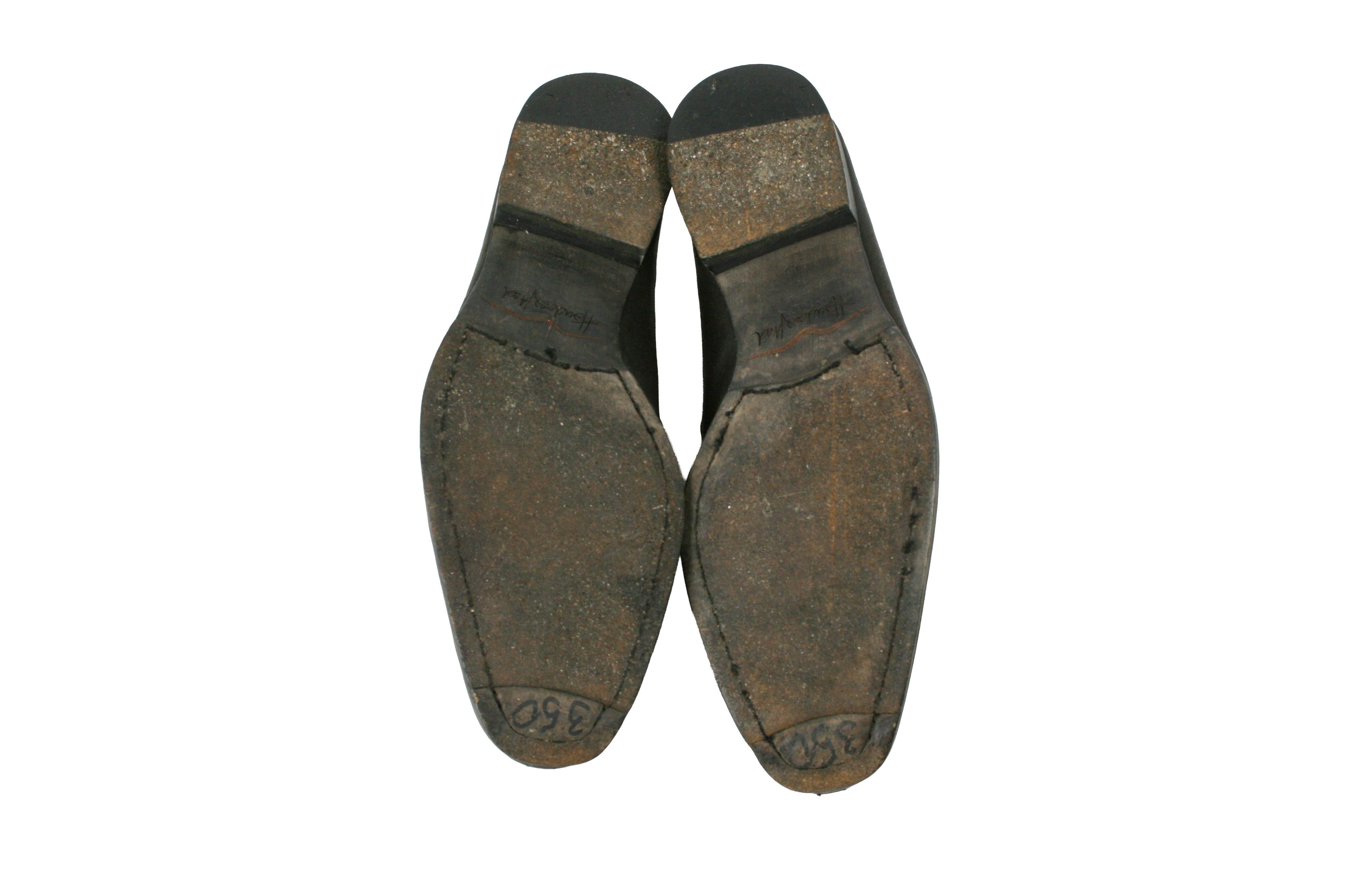 Hugo Boss 00S Avant Garde Perforated Leather Derby Vintage Size US 12 / EU 45 - 13 Thumbnail