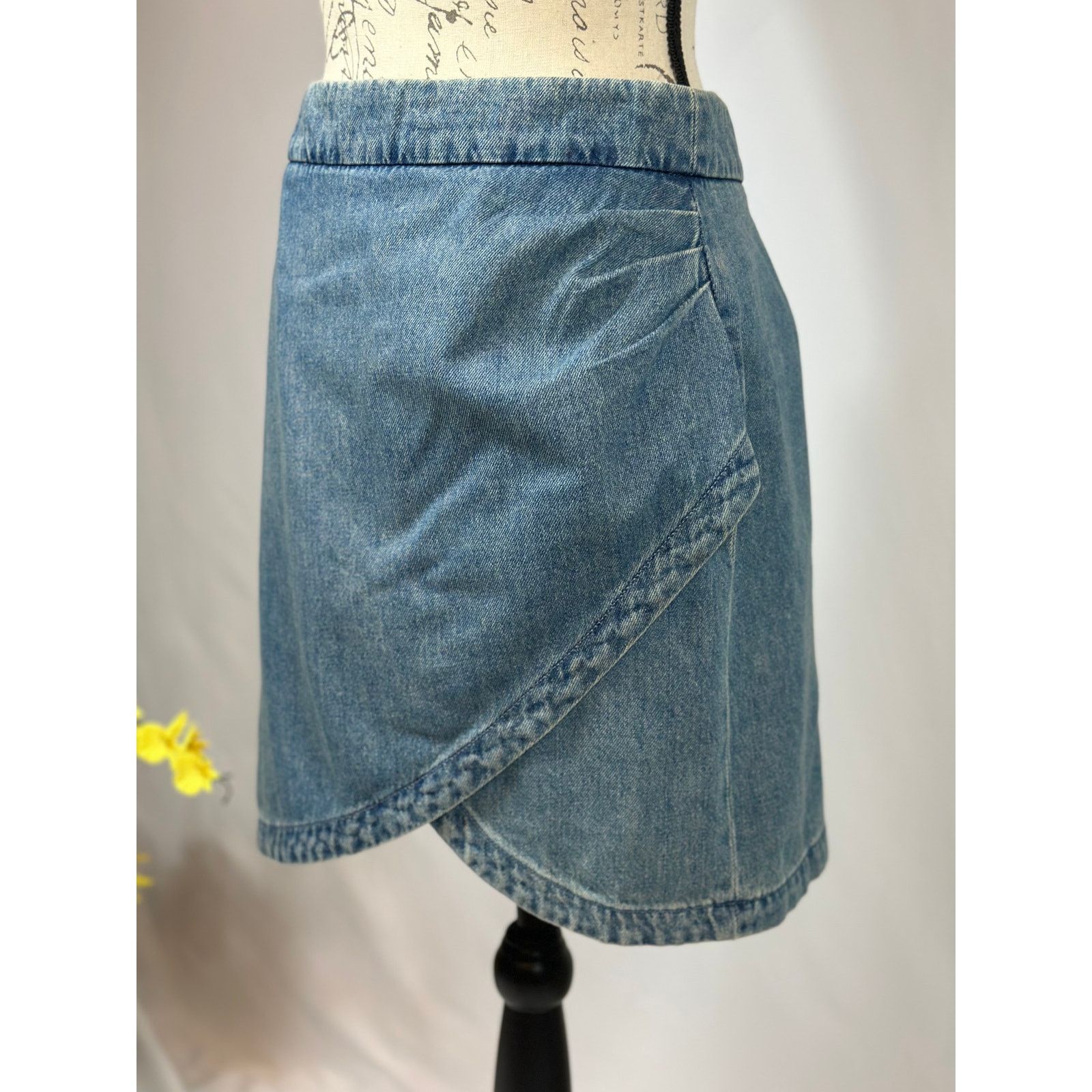 Zadig & Voltaire Zadig & Voltaire Julipe Denim Skirt Light Blue 34 (XS) Size 24" / US 00 / IT 34 - 8 Thumbnail