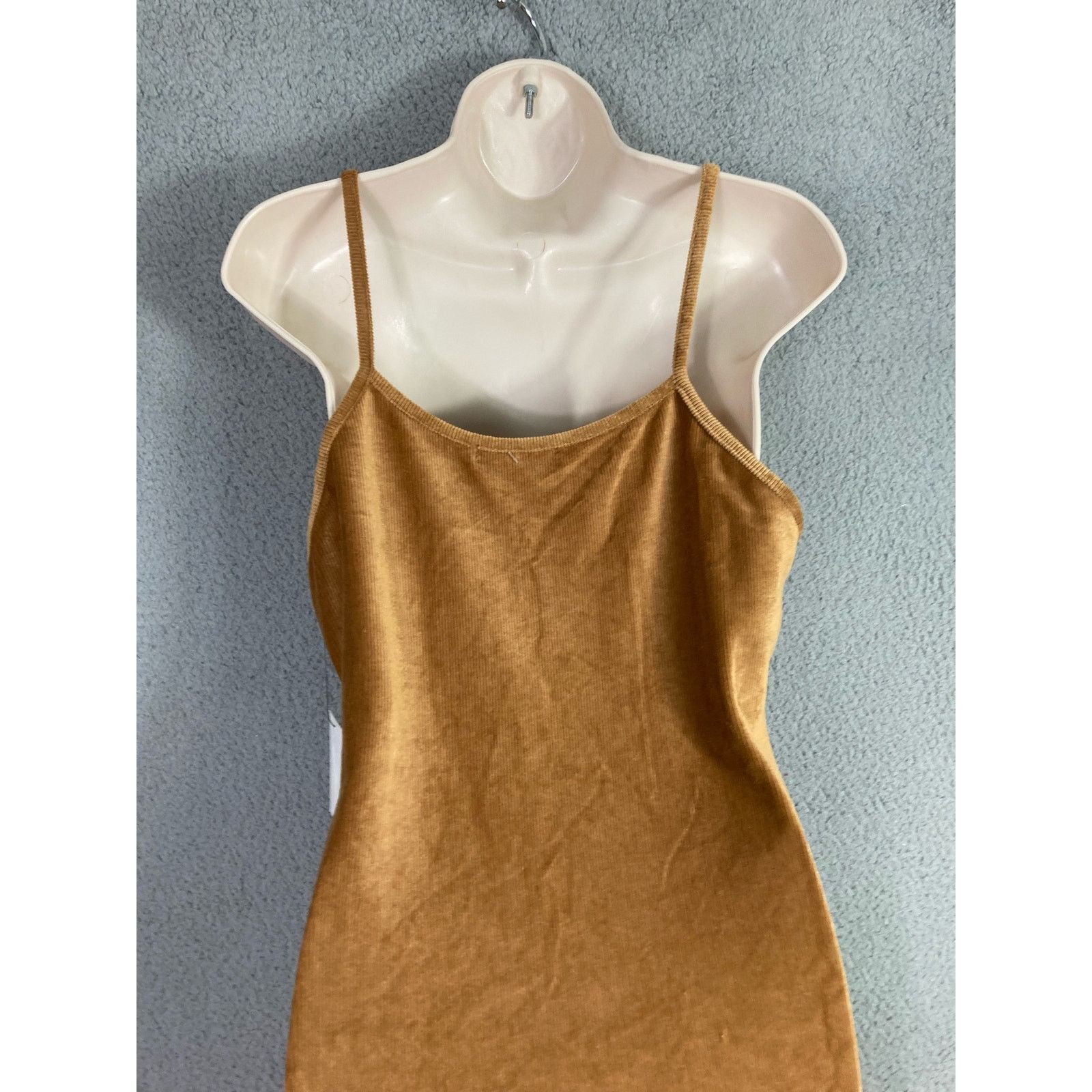 Other VIBE Sportswear Sleeveless Ribbed Mini Dress XL Beige Size XL / US 12-14 / IT 48-50 - 8 Thumbnail