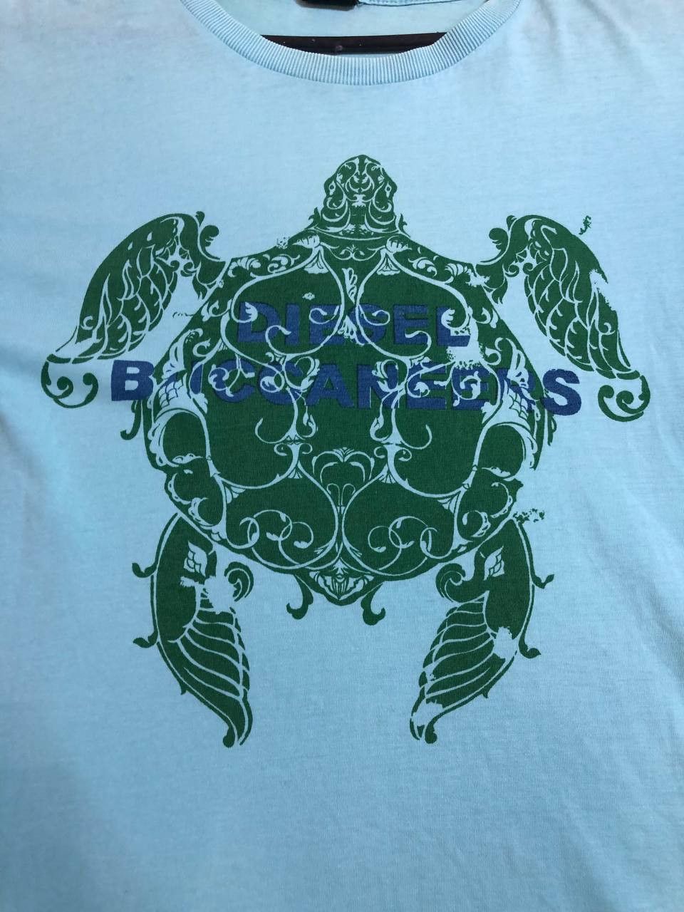 Diesel Vintage Diesel Big Turtle Print Short Sleeve T-Shirt Size US XL / EU 56 / 4 - 5 Thumbnail