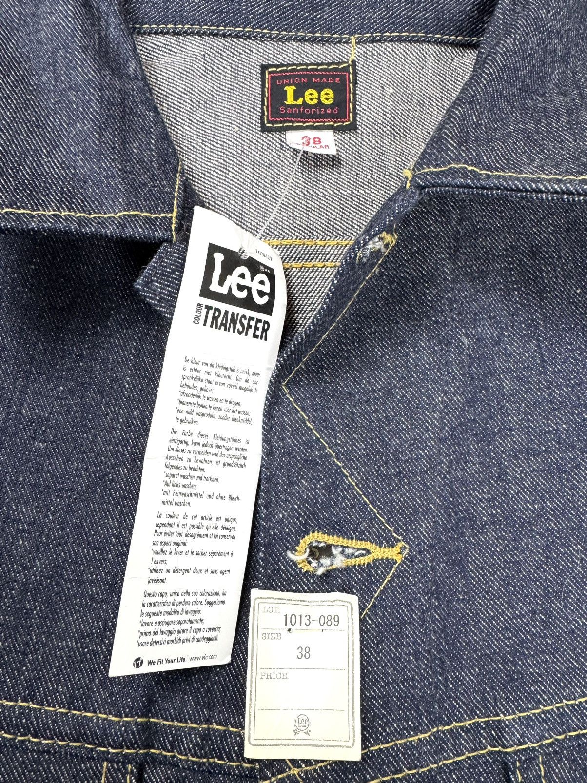 Lee Lee Archives 1946 Riders 101J Denim Jacket Raw 38 Size US M / EU 48-50 / 2 - 6 Thumbnail