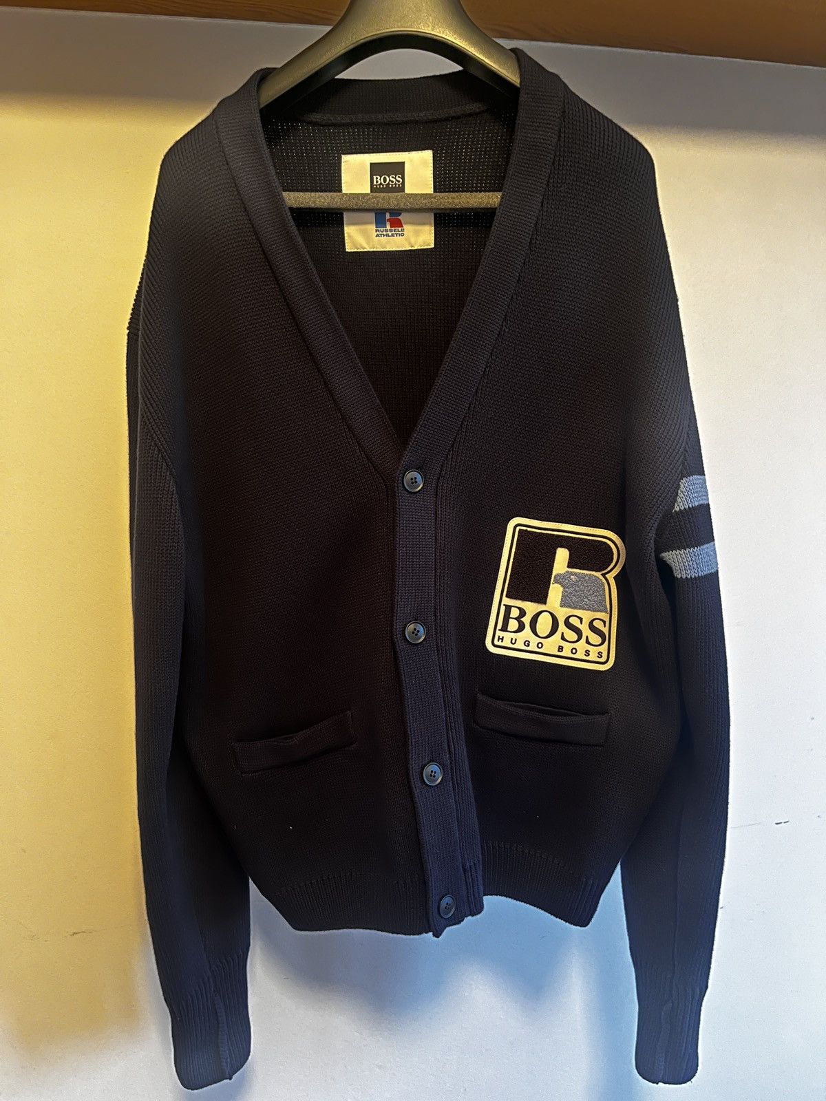 Other NWT Hugo Boss X Russell Athletic Varsity Cardigan One Size Size US L / EU 52-54 / 3 - 1 Thumbnail