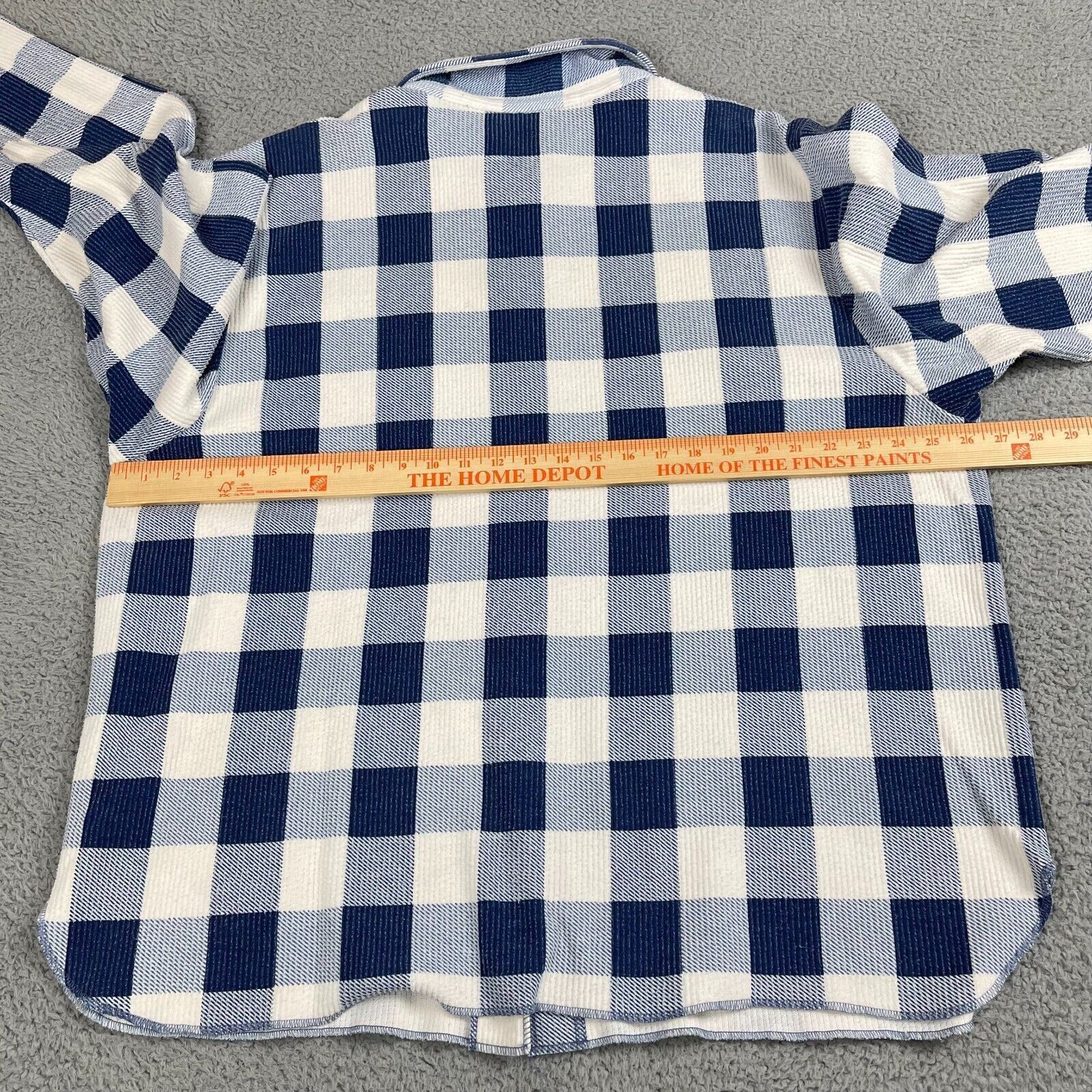 Route 66 Route 66 Flannel Long Sleeve Blue Plaid Shirt Snap Button Size US XL / EU 56 / 4 - 4 Thumbnail