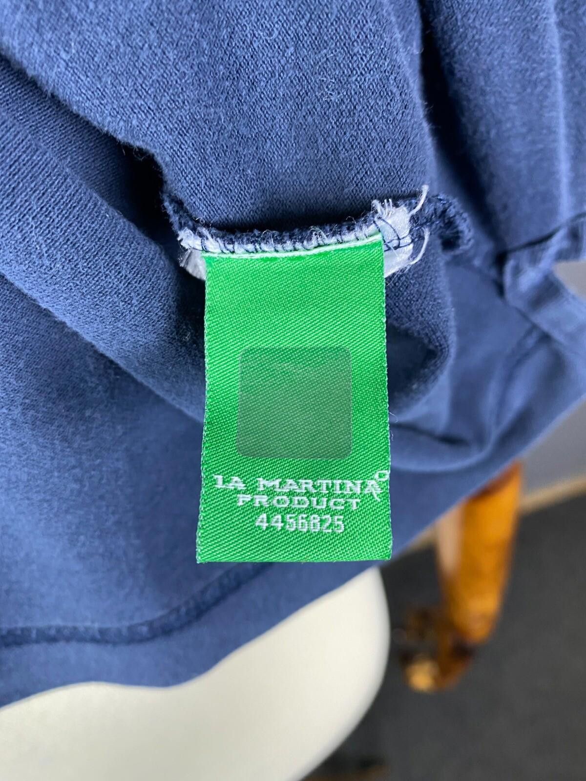 La Martina La Martina Buenos Aires Blue Big Cotton Polo Shirt Size 3XL Size US XXL / EU 58 / 5 - 9 Thumbnail