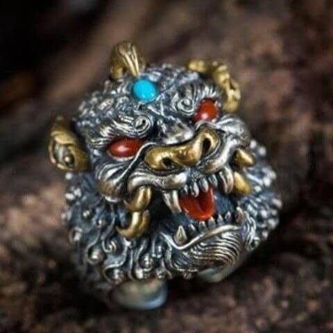 Other Oriental Fortune Ring Size ONE SIZE - 7 Thumbnail