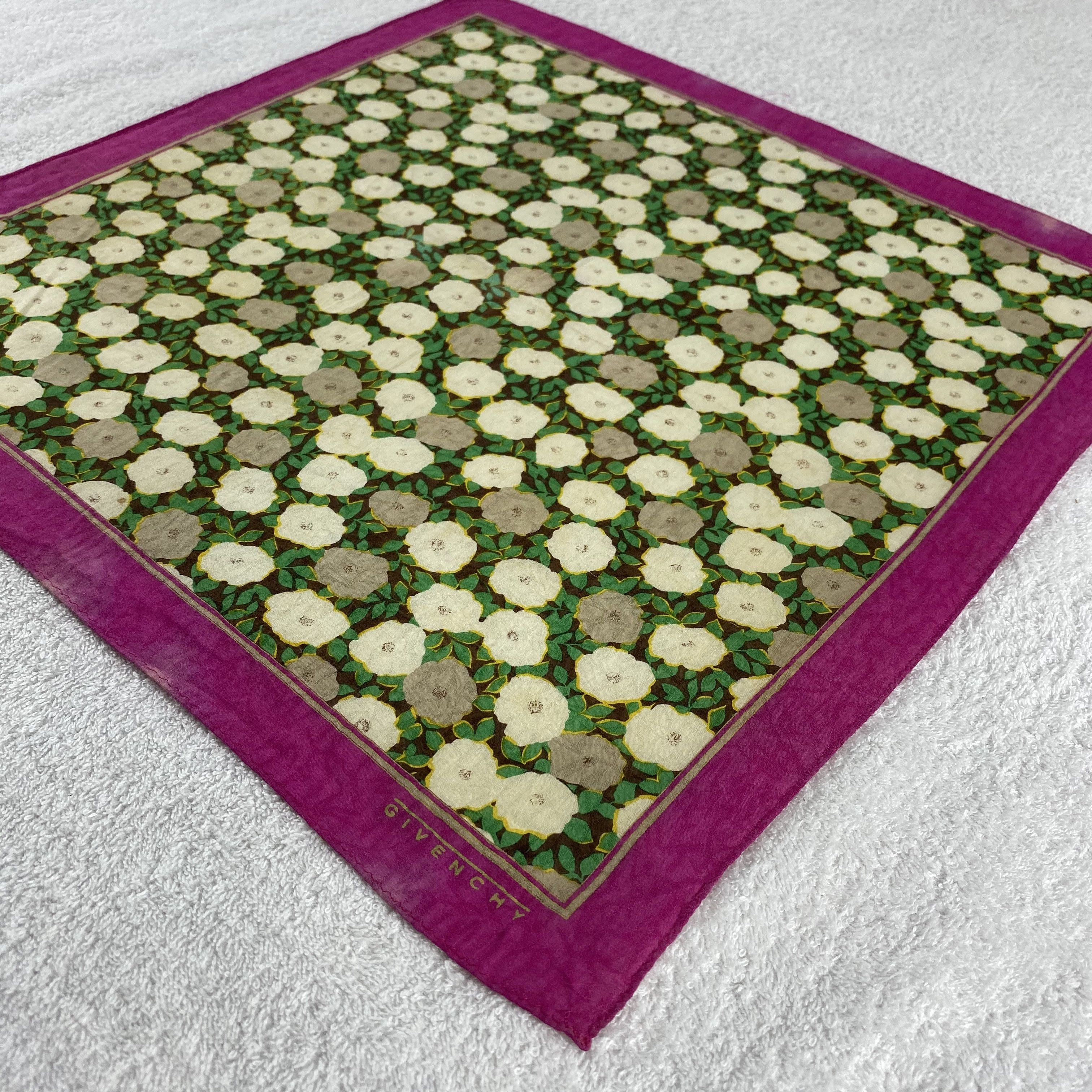 Vintage Givenchy Handkerchief / Neckerchief / Bandana Size ONE SIZE - 4 Thumbnail