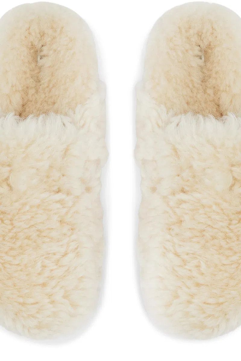 Jil Sander o1y1025 Leather Mules in Ivory Size US 8 / IT 38 - 4 Thumbnail