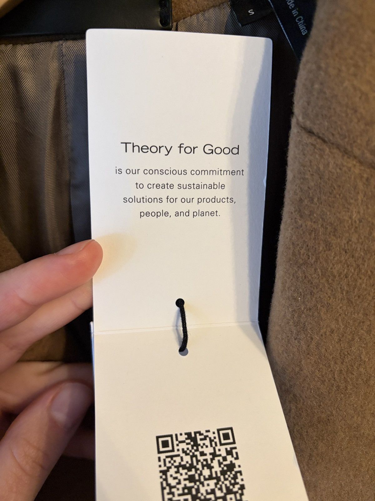 Theory Men’s Theory Overcoat Size US S / EU 44-46 / 1 - 8 Thumbnail