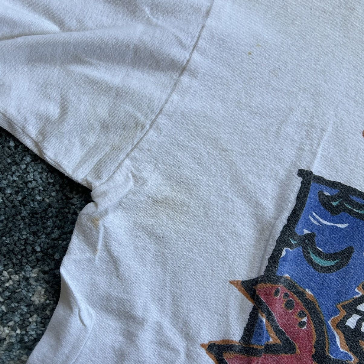 Vintage 90s Roatán Honduras CARTOON LOBSTER WiDE BOXY SOUVENiR TEE Size US L / EU 52-54 / 3 - 4 Thumbnail