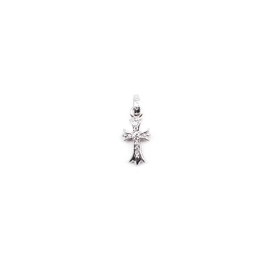 Chrome Hearts Chrome Hearts 18K White Gold Diamonds Babyfat Charm Size ONE SIZE - 1 Thumbnail