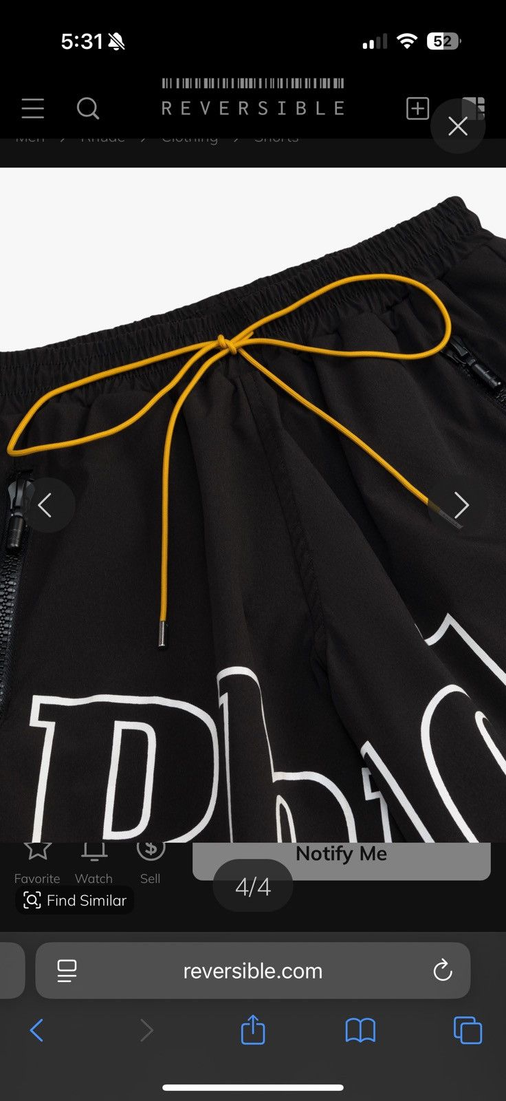 Rhude Rhude St. Tropez Crest Logo Short Size US 34 / EU 50 - 12 Thumbnail