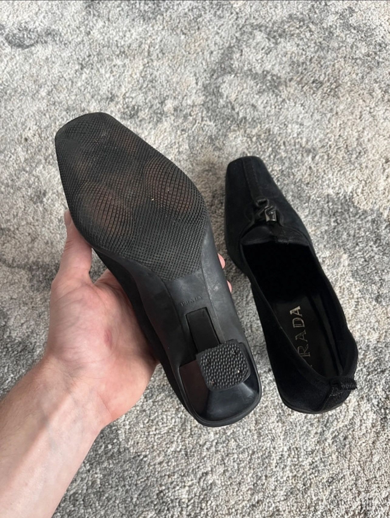 Prada Prada F/W99 suede heels Size US 7 / IT 37 - 6 Thumbnail
