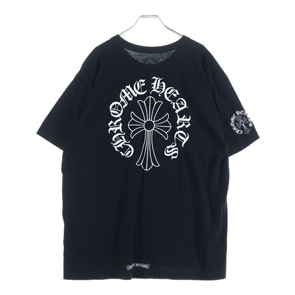 Chrome Hearts CHROME HEARTS Neon Pink Stripe Logo Tee | Grailed