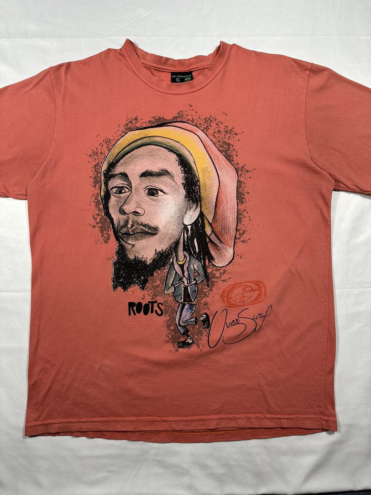 Other Y2K Bob Marley Over Surf 2000s Streetwear T Shirt Size US L / EU 52-54 / 3 - 4 Thumbnail