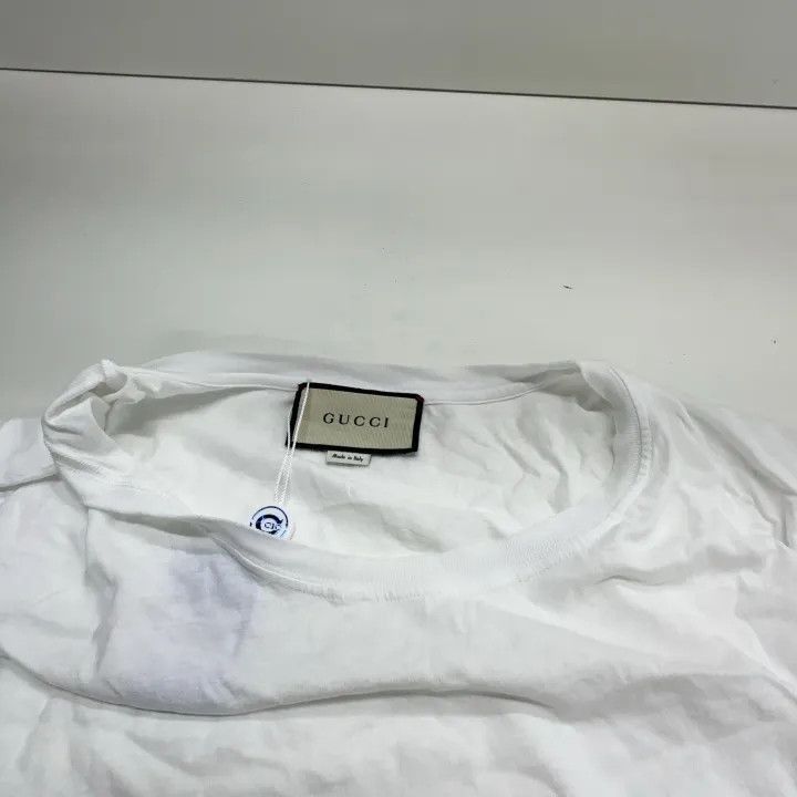 Gucci Gucci Gucci Large Logo Vintage Style T-Shirt -2506 Size US XL / EU 56 / 4 - 7 Thumbnail