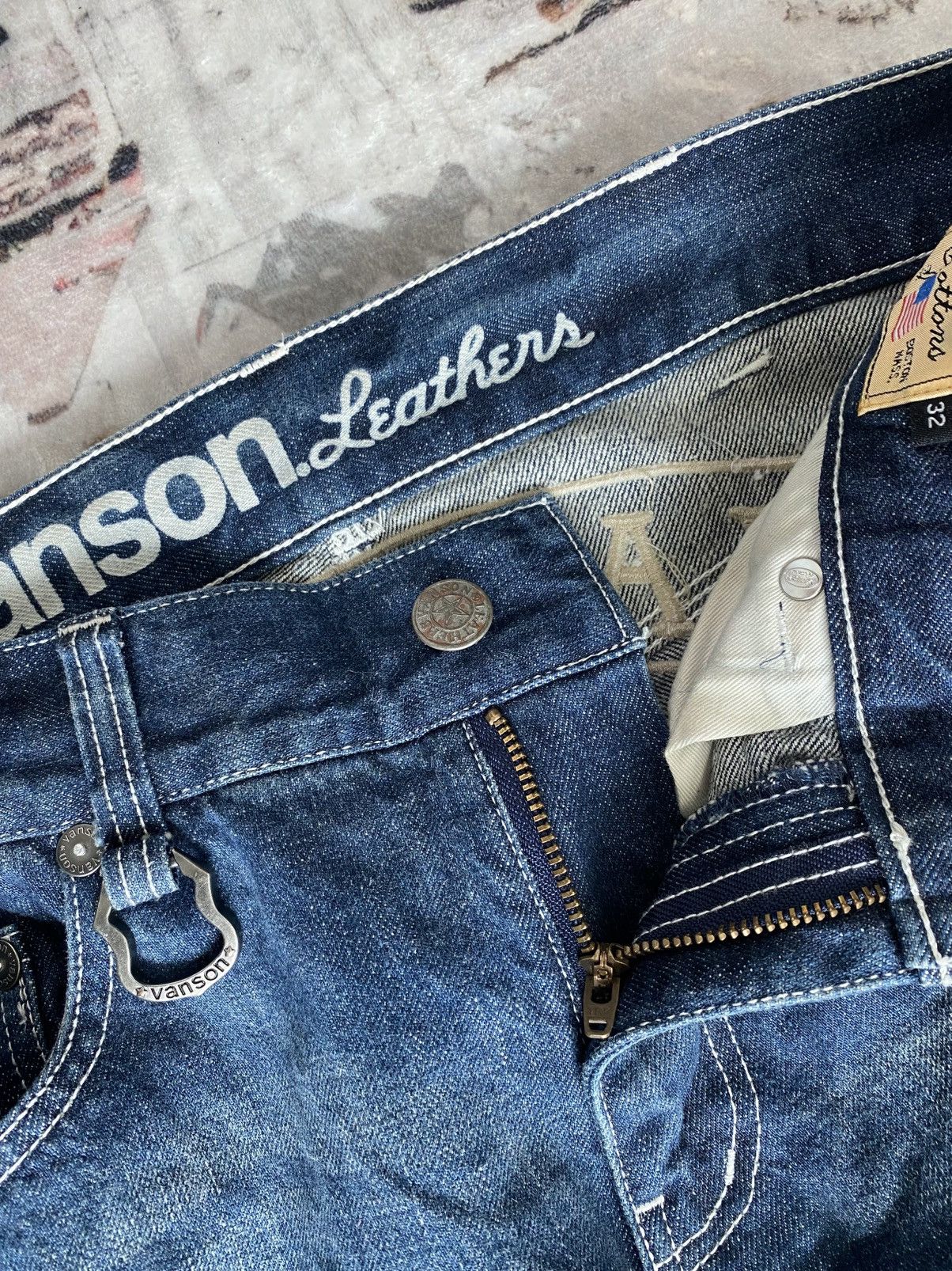 If Six Was Nine × Japanese Brand × Vanson Leathers Rare Embroidery Vanson Leathers Motorcycles Size US 32 / EU 48 - 10 Thumbnail