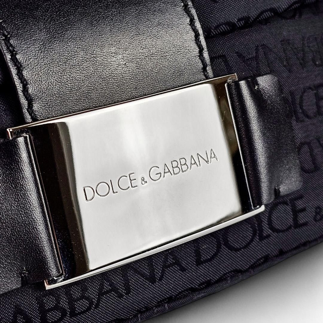Dolce & Gabbana Dolce & Gabbana - Handbag Leoprint Black Leather Monogram Size ONE SIZE - 7 Thumbnail