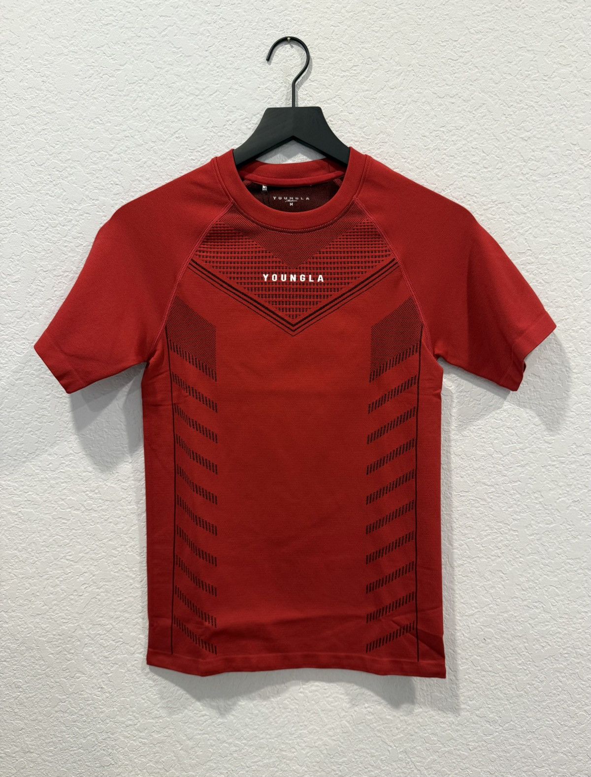 YoungLA Red Superhero Compression Shirt