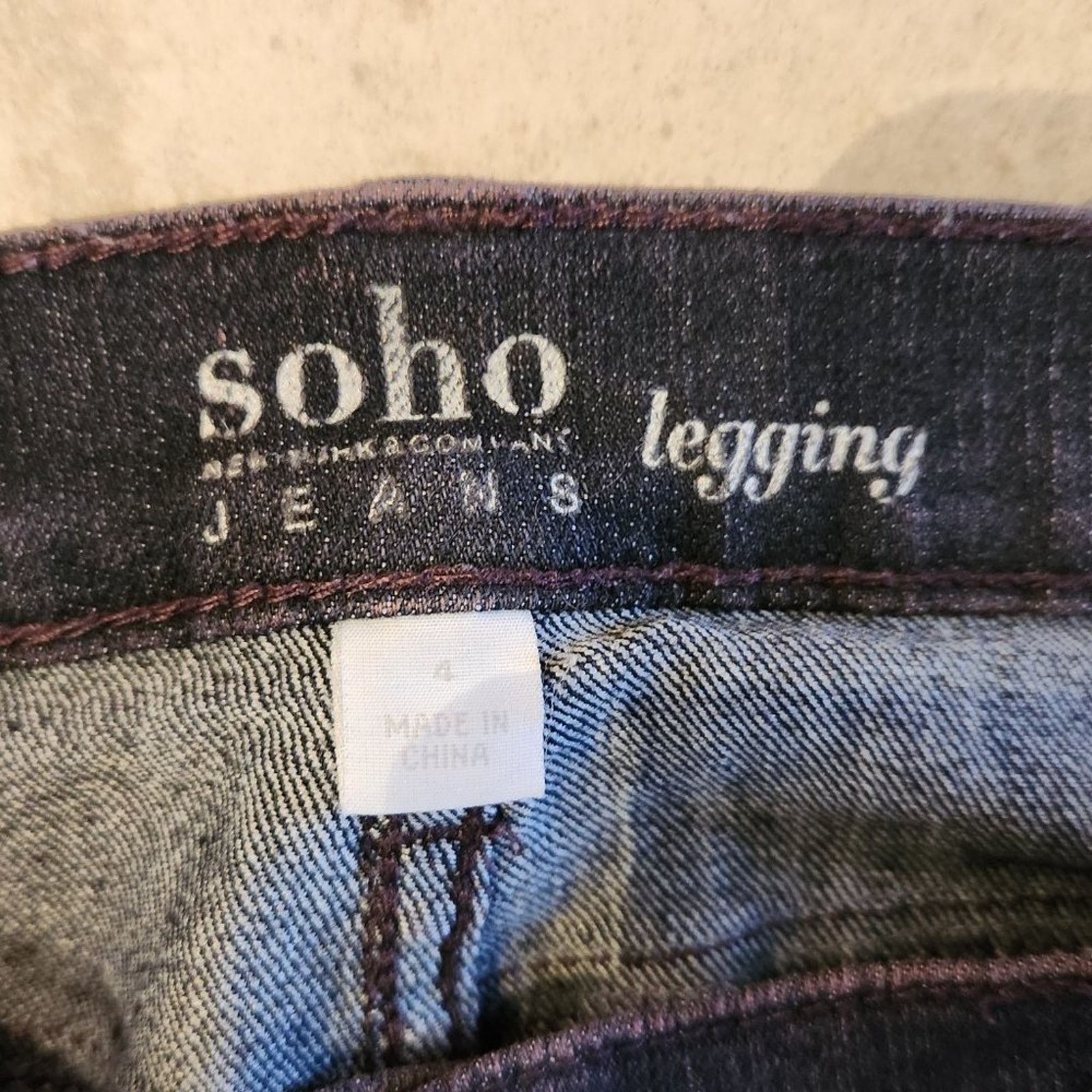 Lee Tapered Leg Jeggings from SOHO Jeans Size 27" / US 4 / IT 40 - 2 Thumbnail