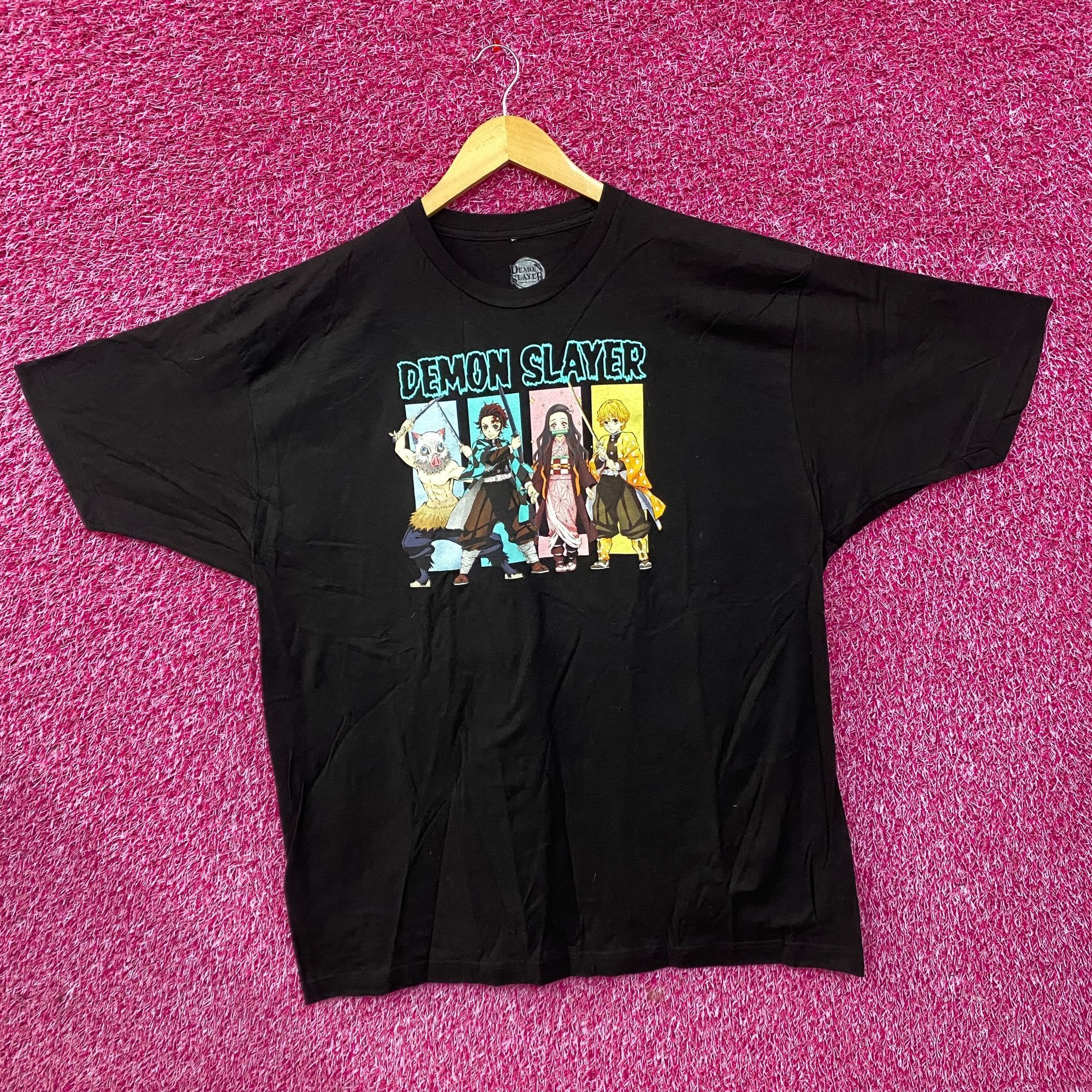 Anime Demon Slayer Inosuke Tanjiro Nezuko Zenitsu Group Portrait T Size US XXL / EU 58 / 5 - 3 Thumbnail