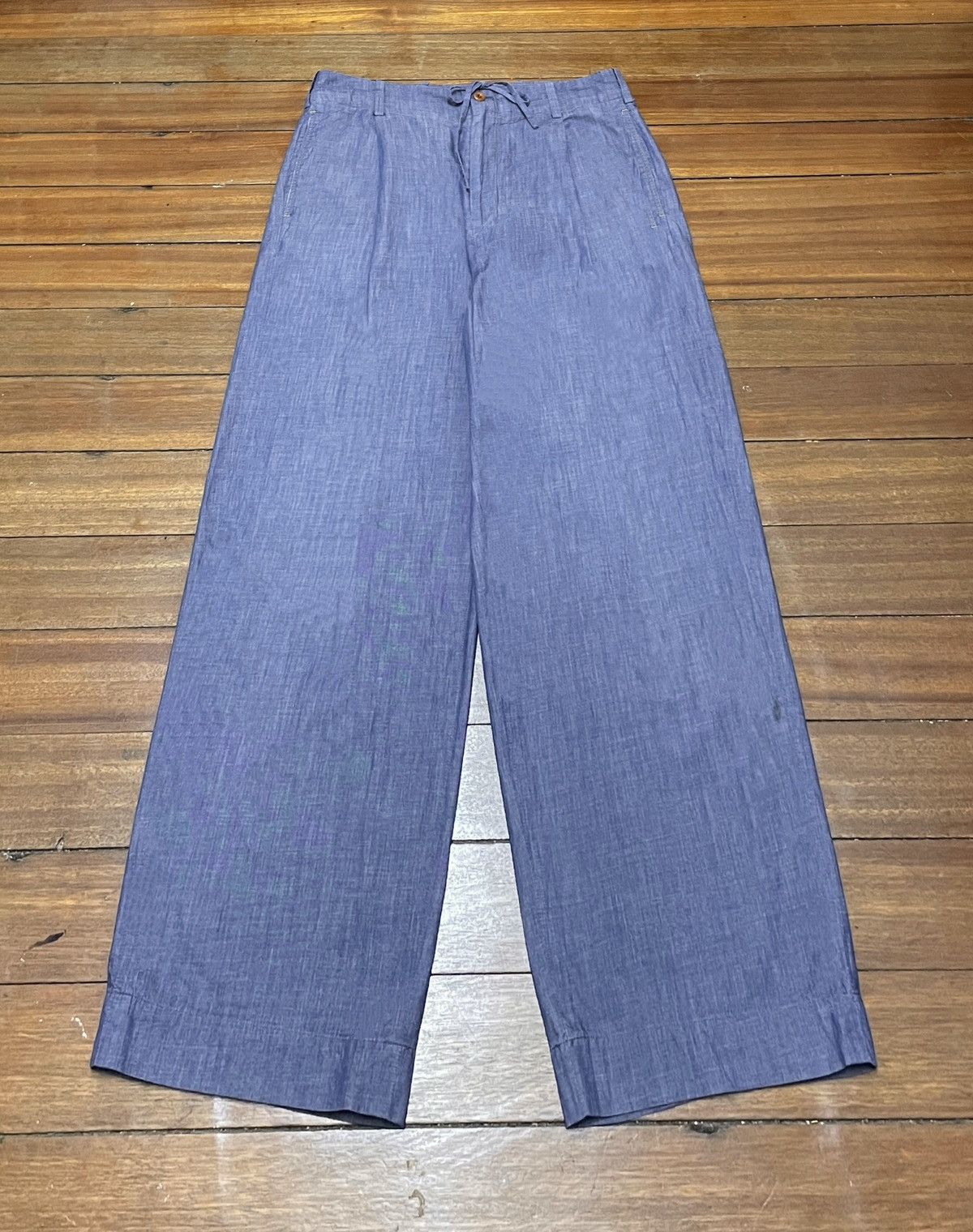 45rpm × Japanese Brand × Vintage Rare Design Vintage Japanese Brand 45rpm Baggy Pants 1990s Size US 29 - 1 Thumbnail