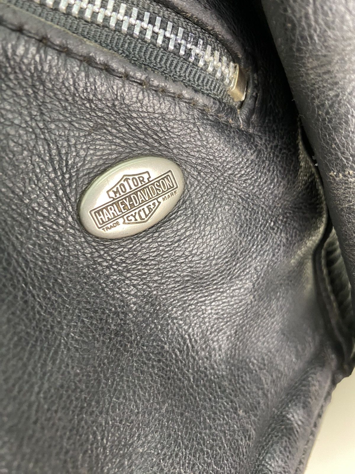 Harley Davidson Vtg Harley Davidson Perfecto Style Limited Leather Jacket Size US L / EU 52-54 / 3 - 9 Thumbnail