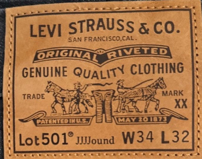 JJJJound × Levi's LEVIS X JJJJOUND 1993 501 JEANS Size US 34 / EU 50 - 3 Thumbnail