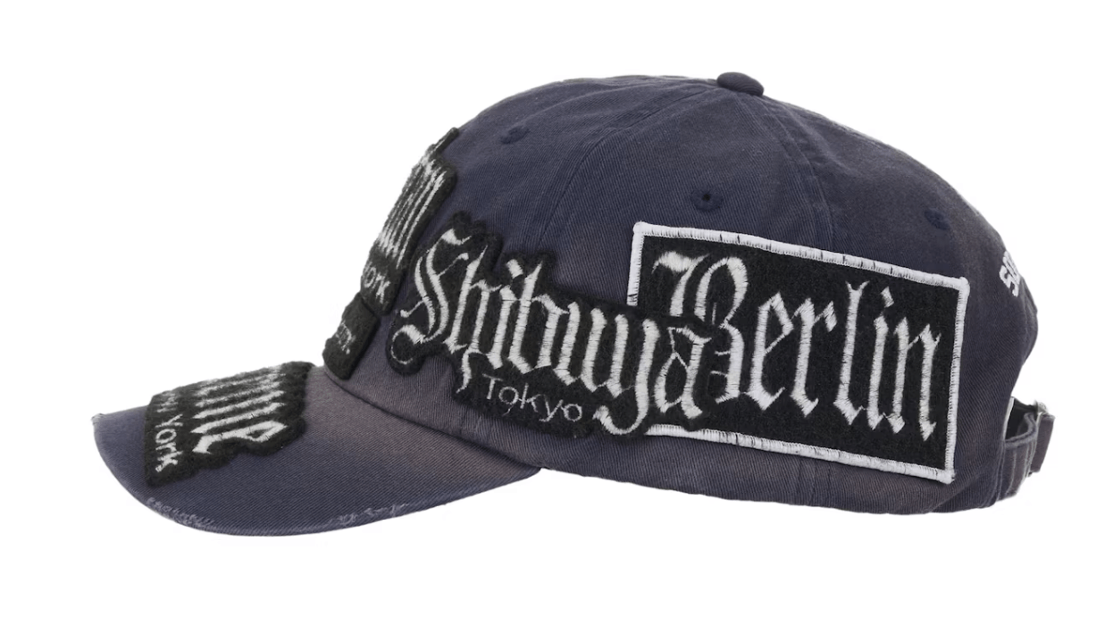 Supreme Supreme City Patches 6-Panel Hat Navy Size ONE SIZE - 2 Thumbnail