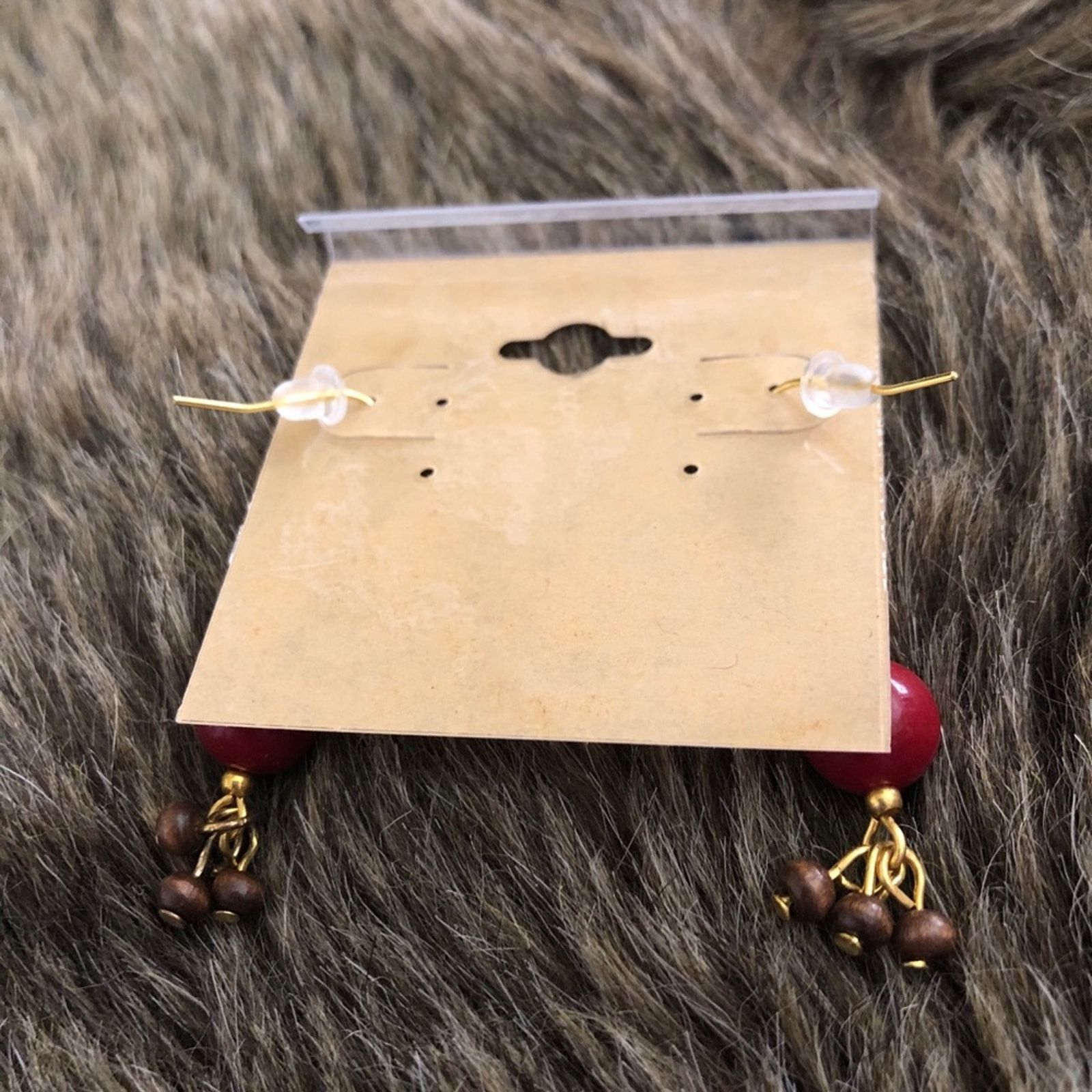 Jewelry Boho fall tones bead dangle earrings Size ONE SIZE - 4 Thumbnail