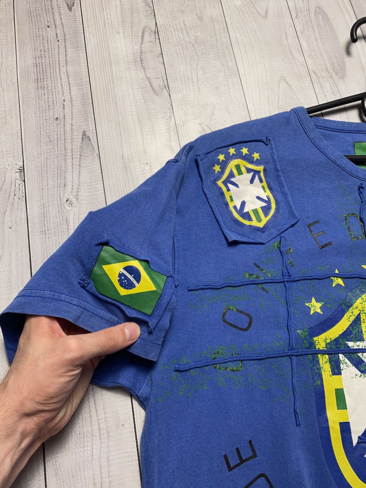 Handmade Handmade Vintage Brasil shirt rare unique XL Size US XL / EU 56 / 4 - 2 Thumbnail
