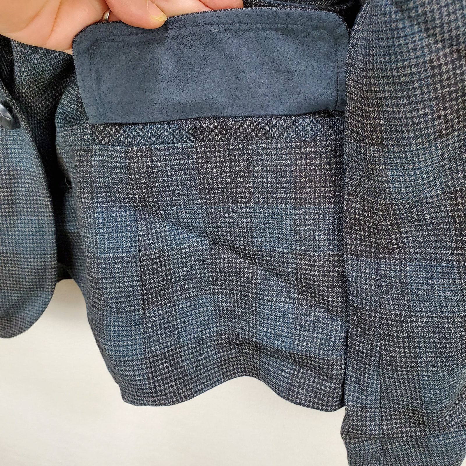 Pendleton Pendleton Blazer Jacket Womens 10 Blue Plaid Virgin Wool Size L / US 10 / IT 46 - 11 Thumbnail