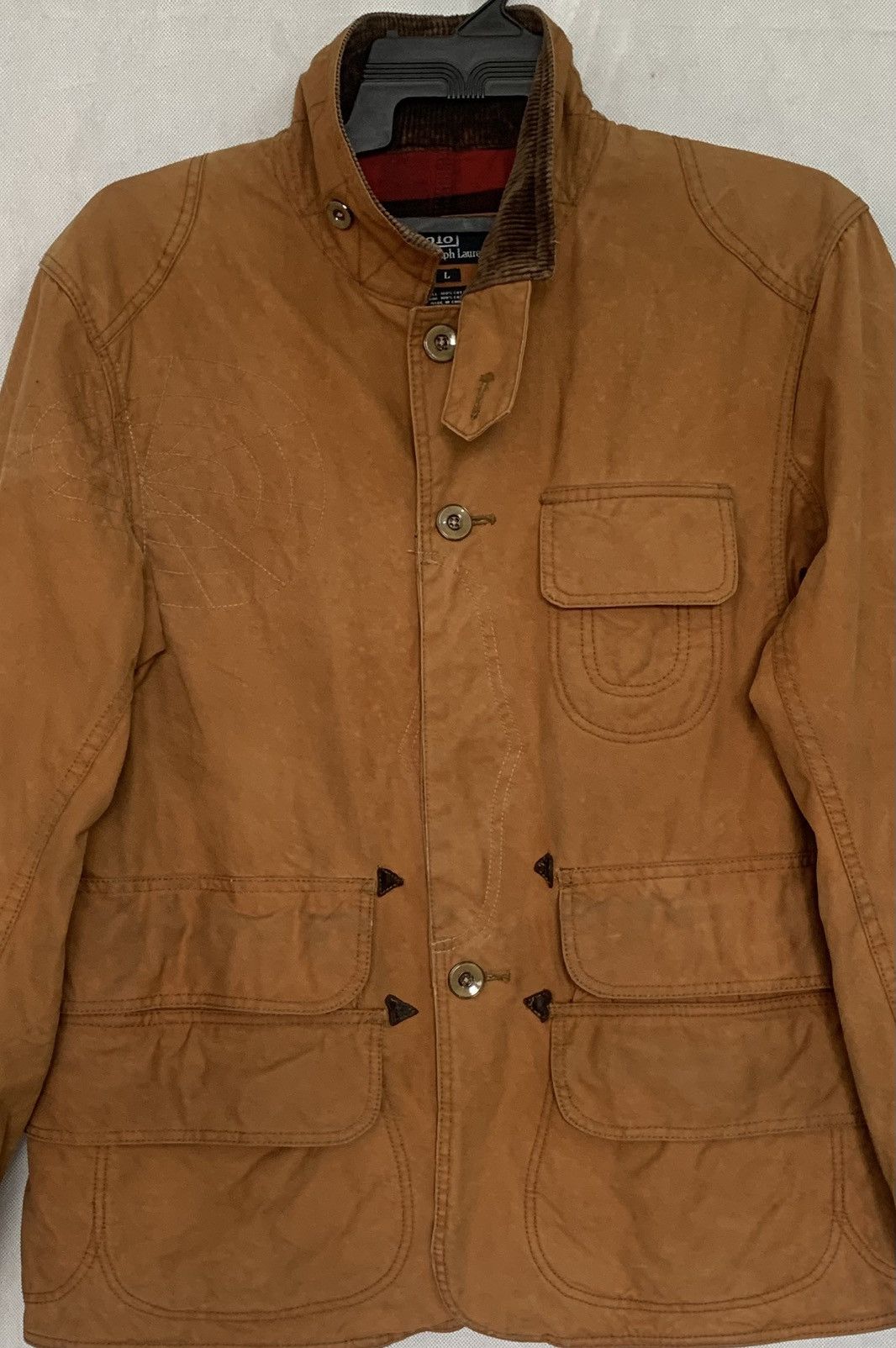 Polo Ralph Lauren Vintage Distressed Polo Ralph Lauren Hunting Utility Jacket Size US L / EU 52-54 / 3 - 8 Thumbnail
