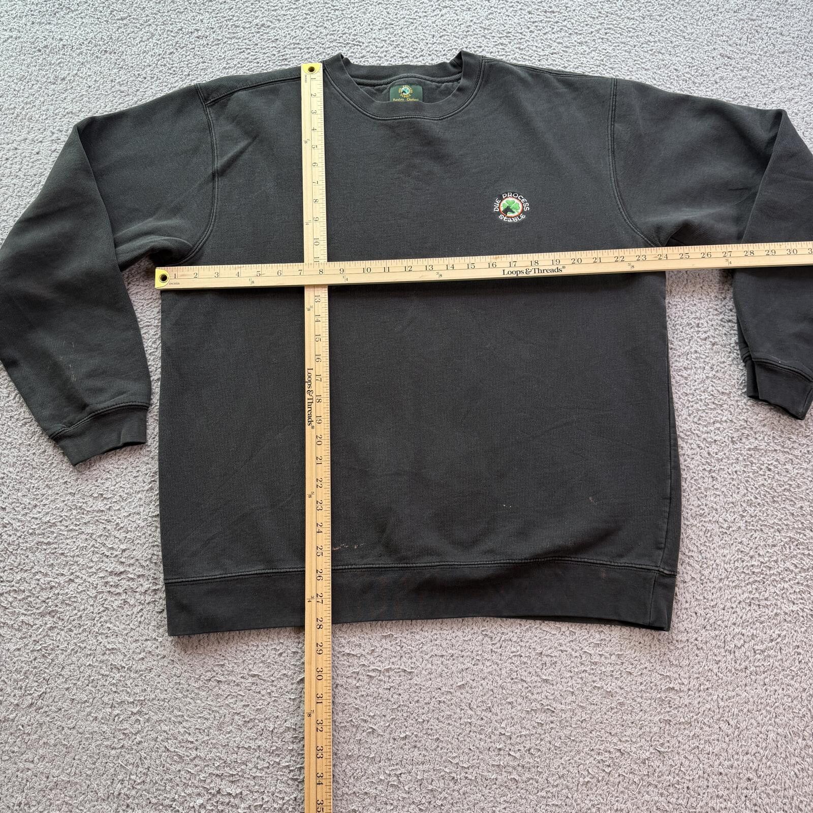 Other Vintage Due Process Stable Embroidered Sweatshirt XL Black Size US XL / EU 56 / 4 - 3 Thumbnail