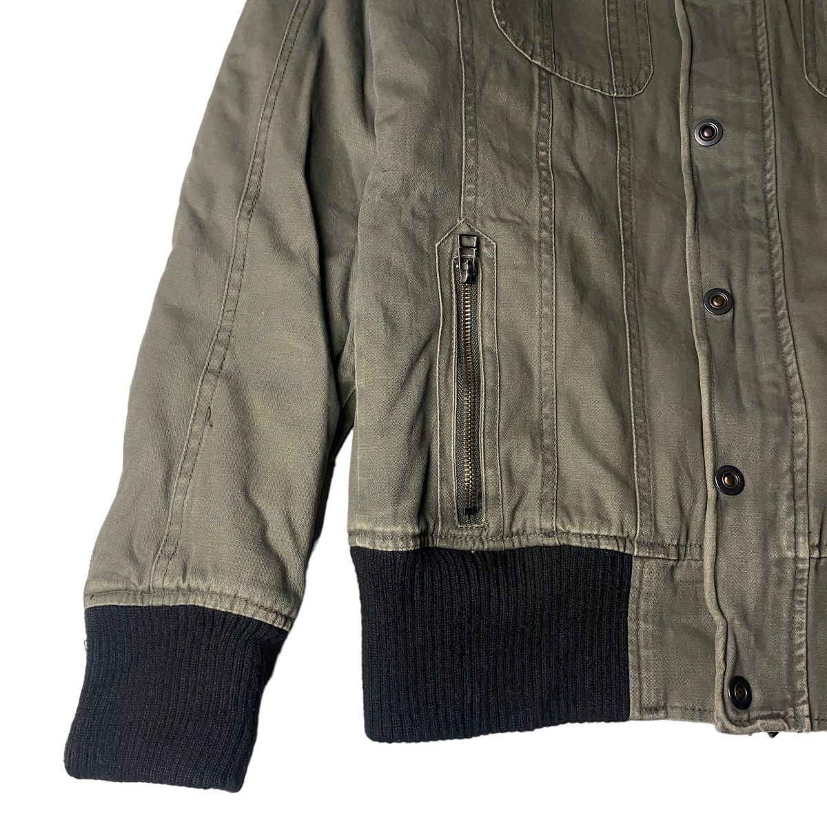 If Six Was Nine 2000's Jackrose Japanese Fur Raccoon Bomber Jacket Size US M / EU 48-50 / 2 - 11 Thumbnail