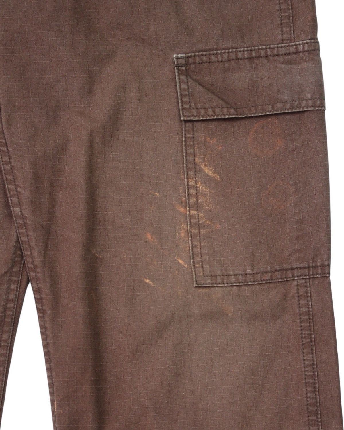 Bape 1990S A BATHING APE BROWN RIPSTOP CARGO PANTS Size US 30 / EU 46 - 5 Thumbnail