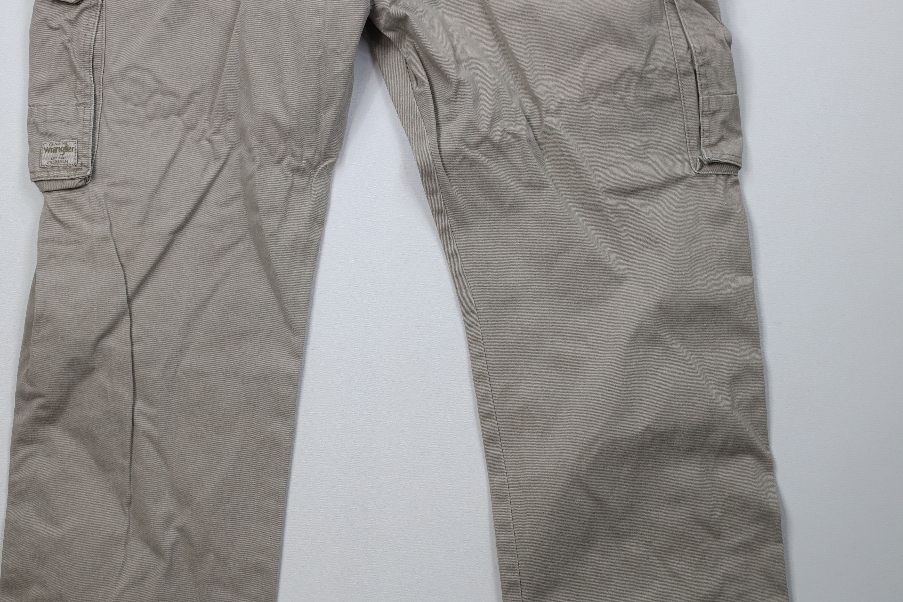 Wrangler Vintage Y2K Wrangler Baggy Wide Leg Cargo Pants Beige Cotton Size US 38 / EU 54 - 11 Thumbnail