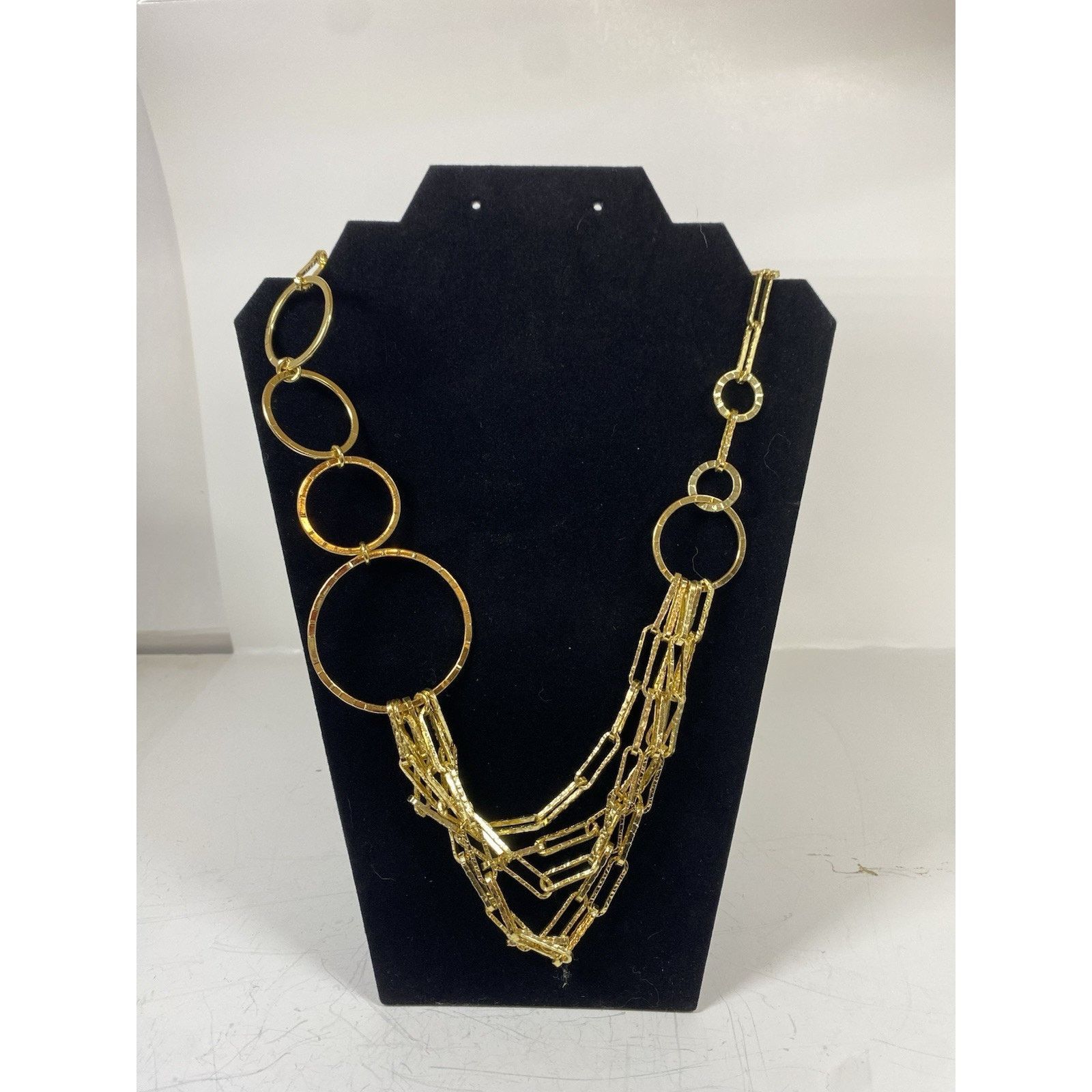 Other 1AR UnoAerre Gold Toned Geometric Necklace Size ONE SIZE - 1 Thumbnail