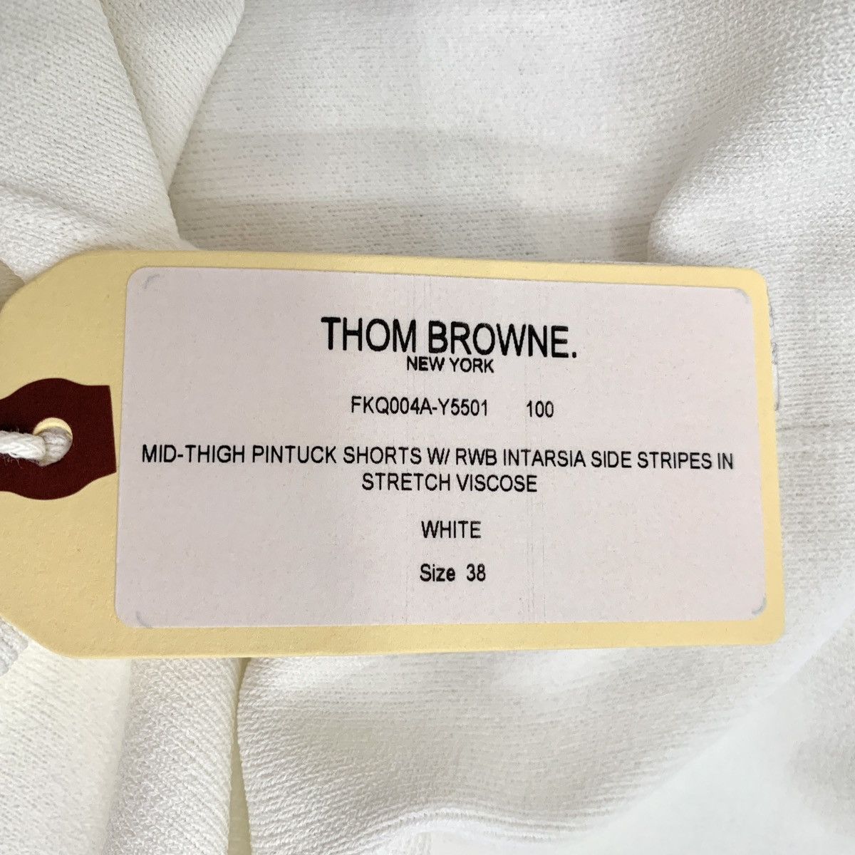Thom Browne Thom Browne White Striped Tie Casual Shorts K26WX Size 26" / US 2 / IT 38 - 7 Thumbnail
