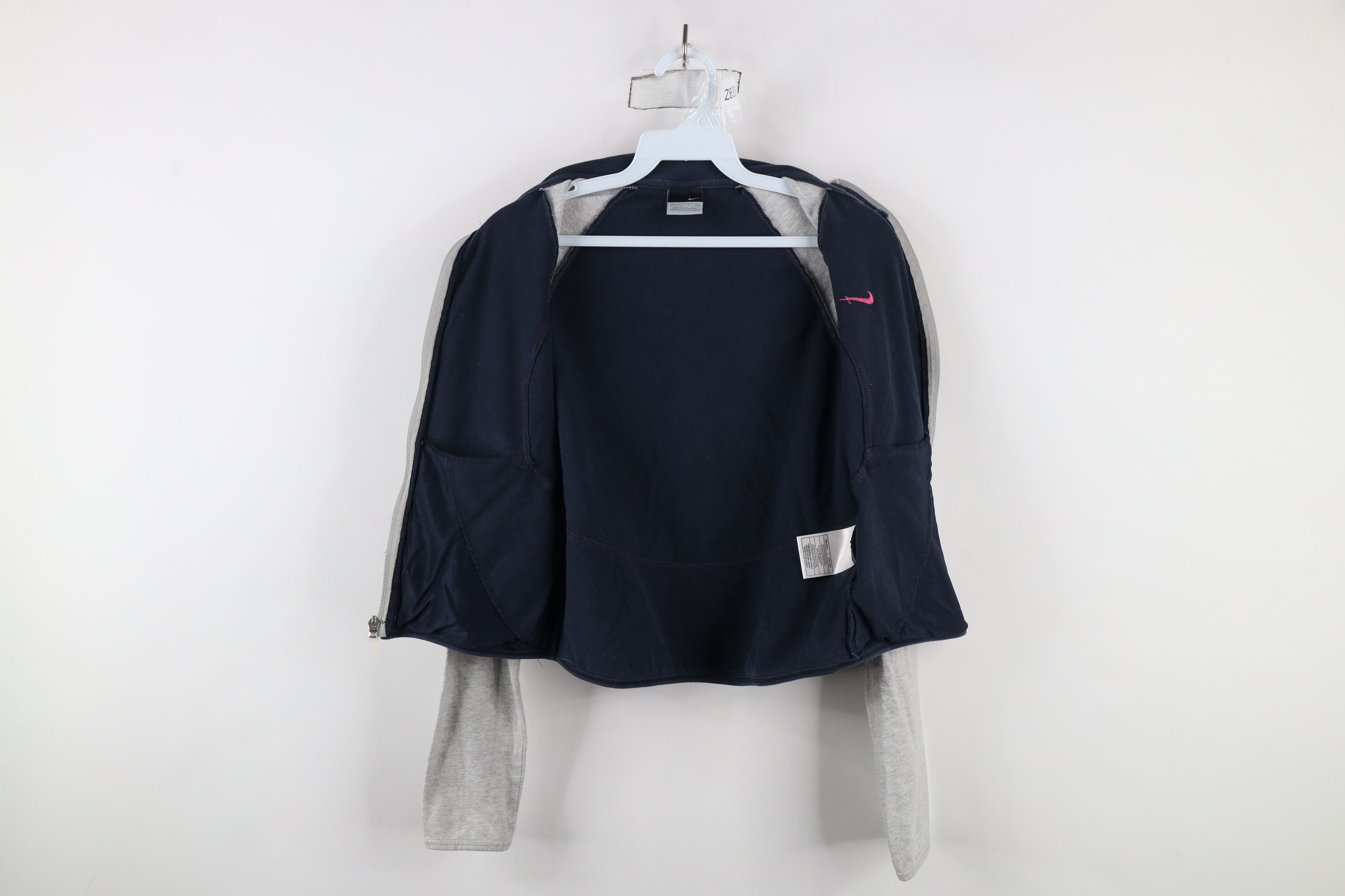 Nike × Vintage Vintage Y2K Nike Babydoll Cropped Mini Swoosh Track Jacket Size S / US 4 / IT 40 - 9 Thumbnail
