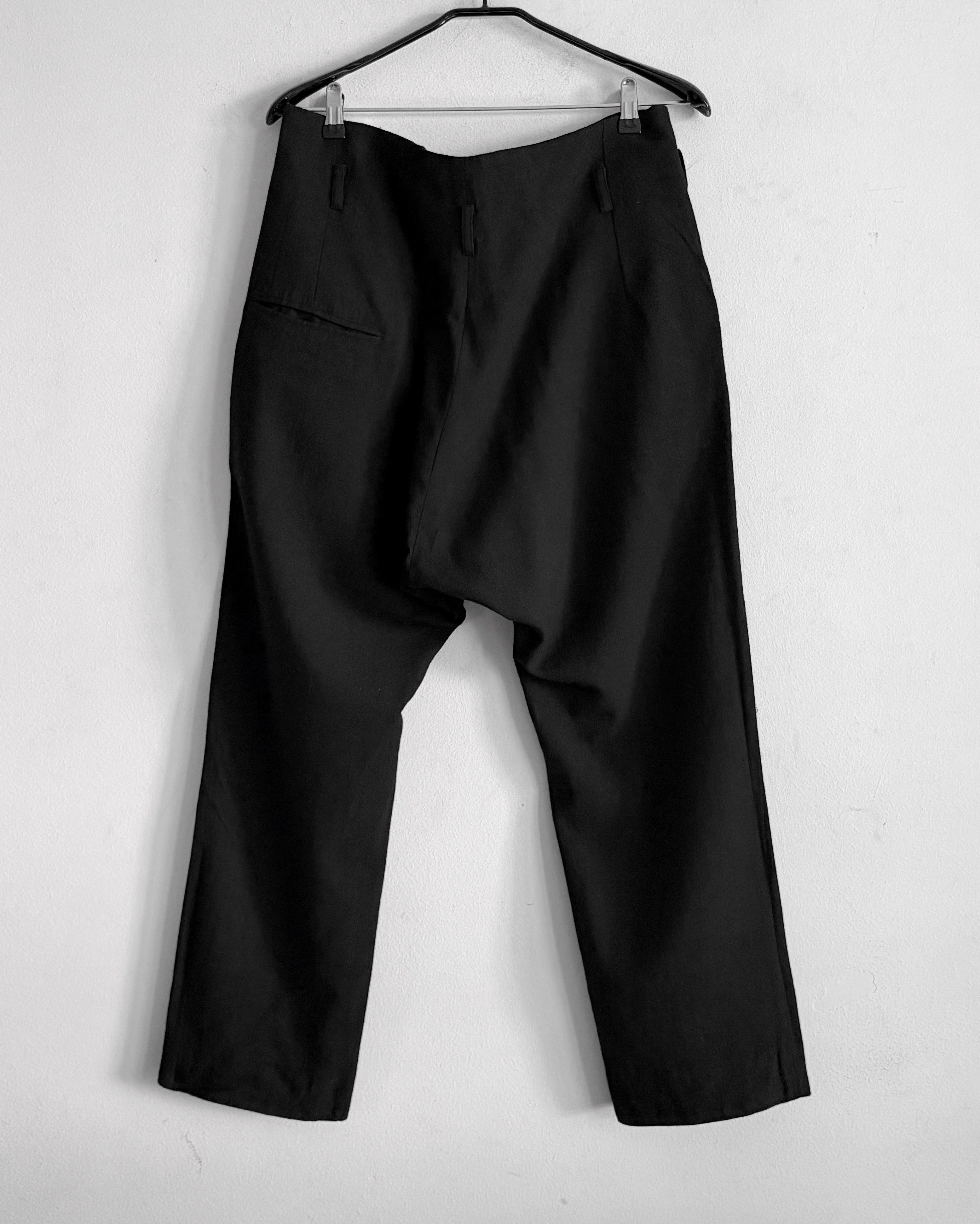 Damir Doma Wool Drop Crotch Zip Sarouel Trouser Size US 32 / EU 48 - 4 Thumbnail
