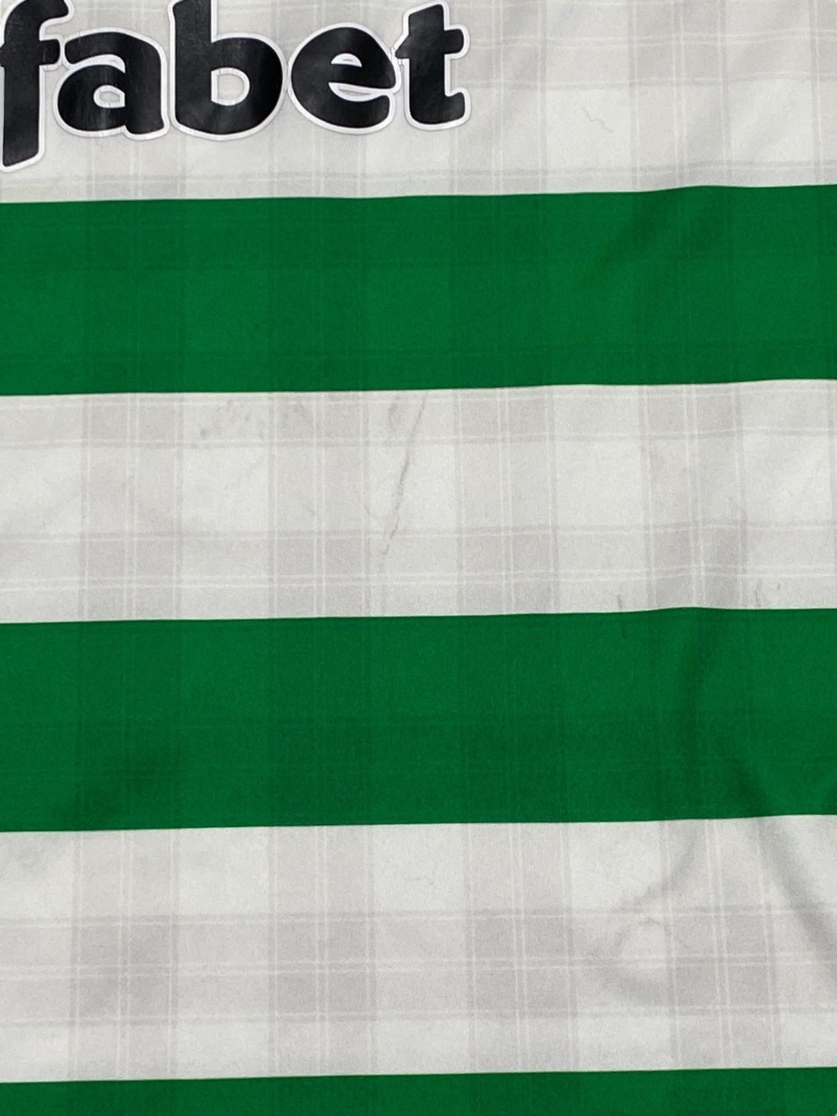 New Balance Vintage CELTICS FC NEW BALANCE GREEN WHITE STRIPED JERSEY Size US L / EU 52-54 / 3 - 11 Thumbnail