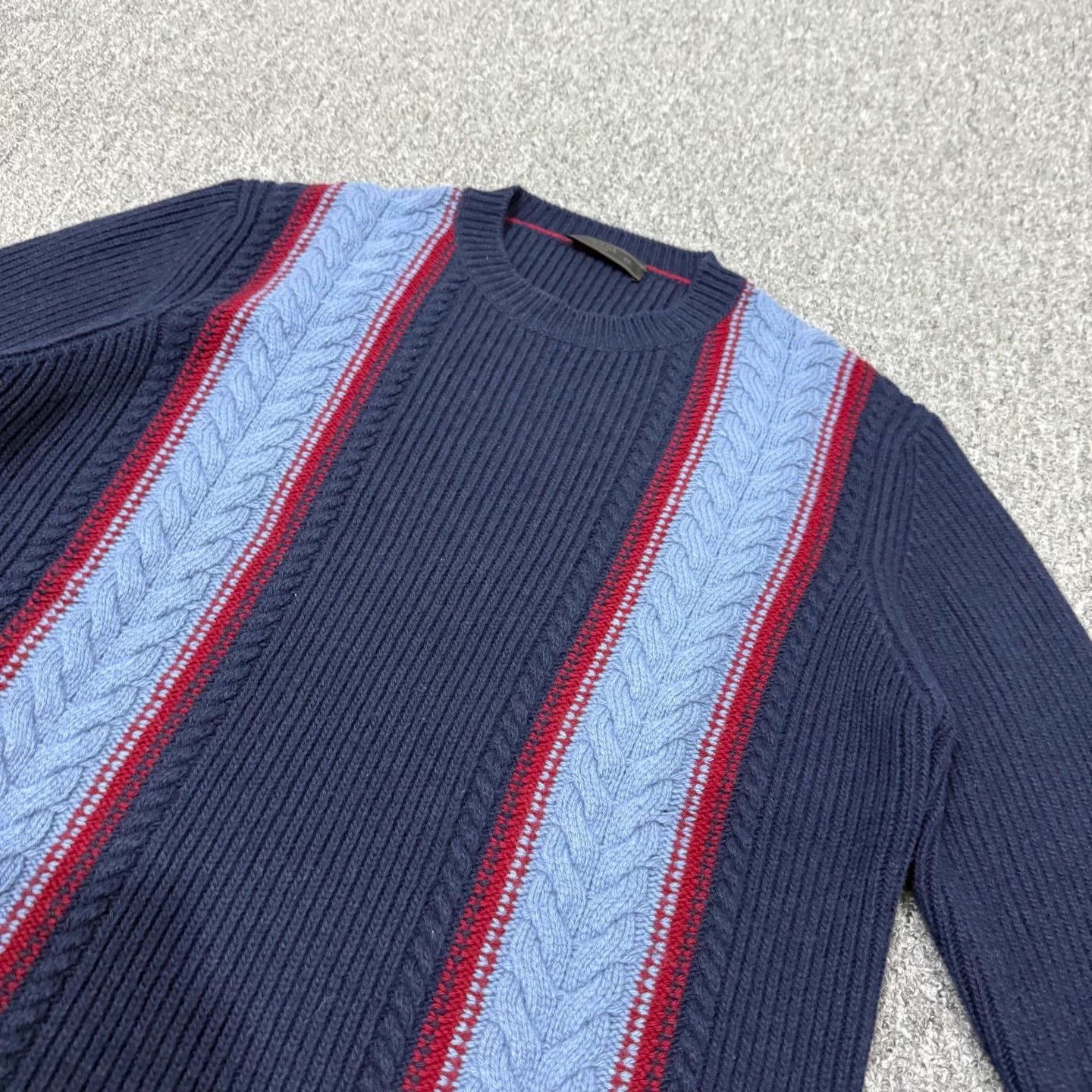 Prada Prada color blocked knit sweater IT 50 99 New Size XL / US 12-14 / IT 48-50 - 3 Thumbnail