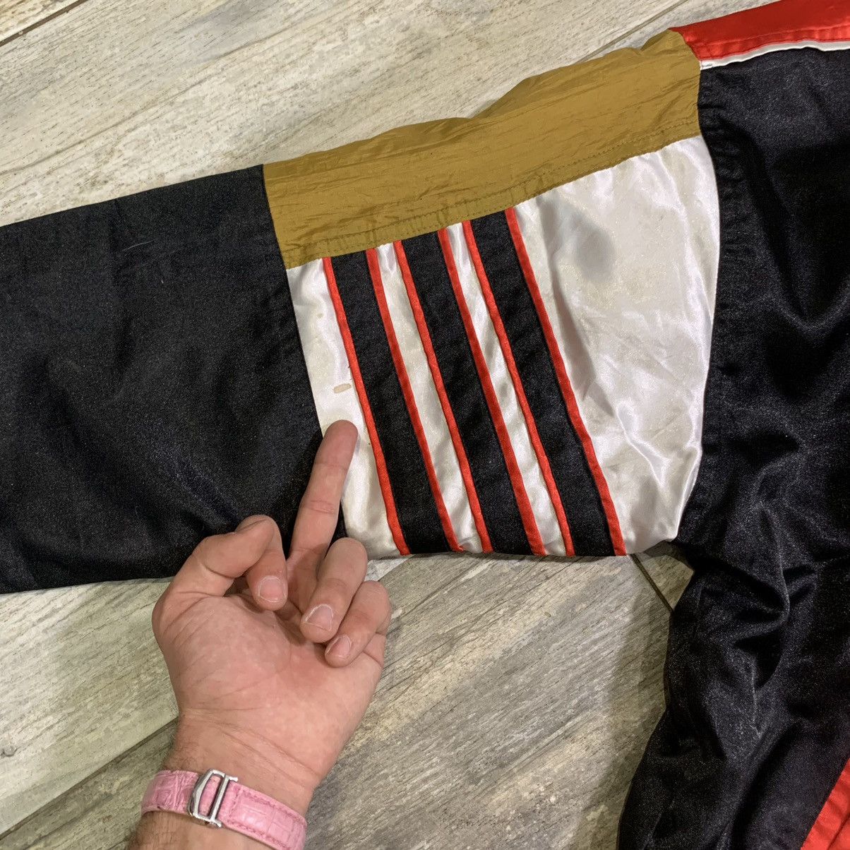 NFL × Vintage ✅OFFERS. SAN FRANCISCO JACKET WITH FOOTBALL HELMET Size US L / EU 52-54 / 3 - 9 Thumbnail