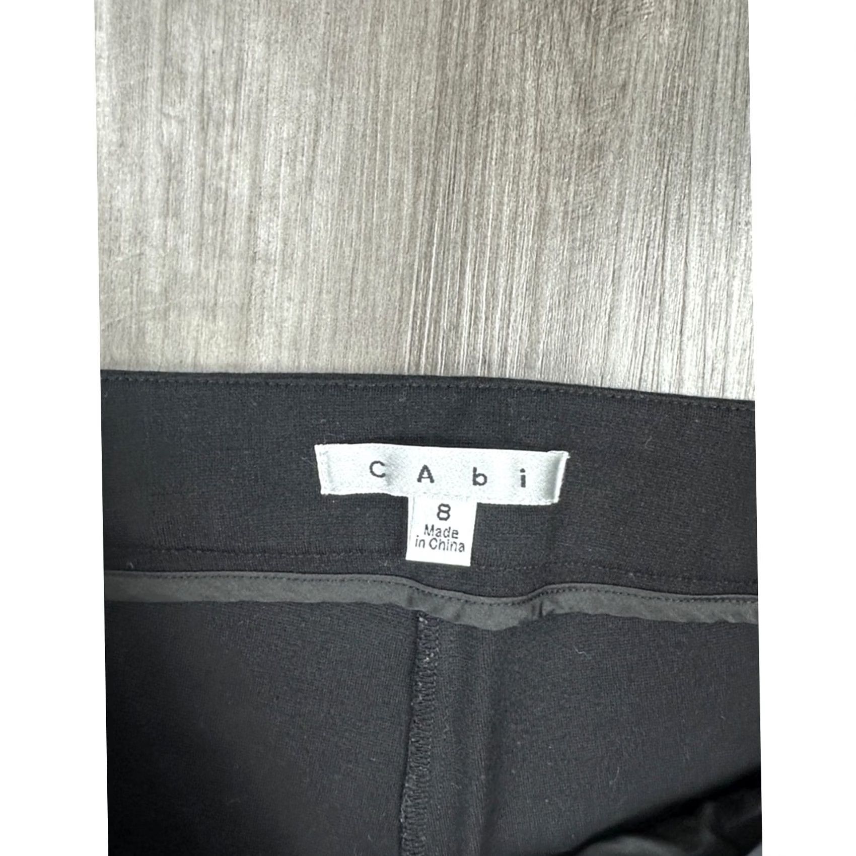Vintage Cabi Audrey Front Seam Tapered Skinny Trouser Pants - 8 Black Dress Pants Women 8 Regular Size 30" / US 8 / IT 44 - 6 Thumbnail