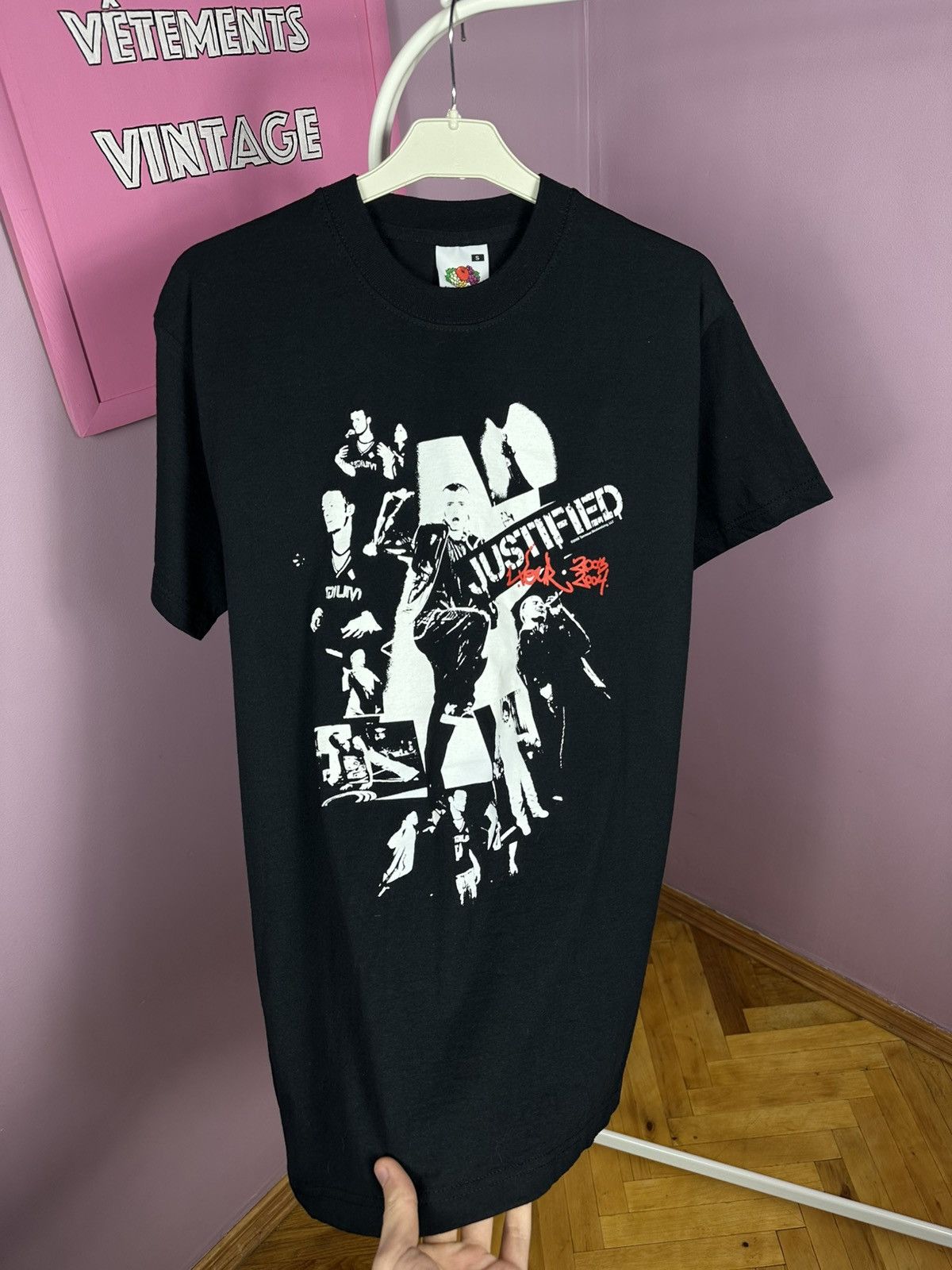 Fruit Of The Loom Justin Timberlake Justified 2003 Vintage T Shirt Band Tee Size US S / EU 44-46 / 1 - 7 Thumbnail