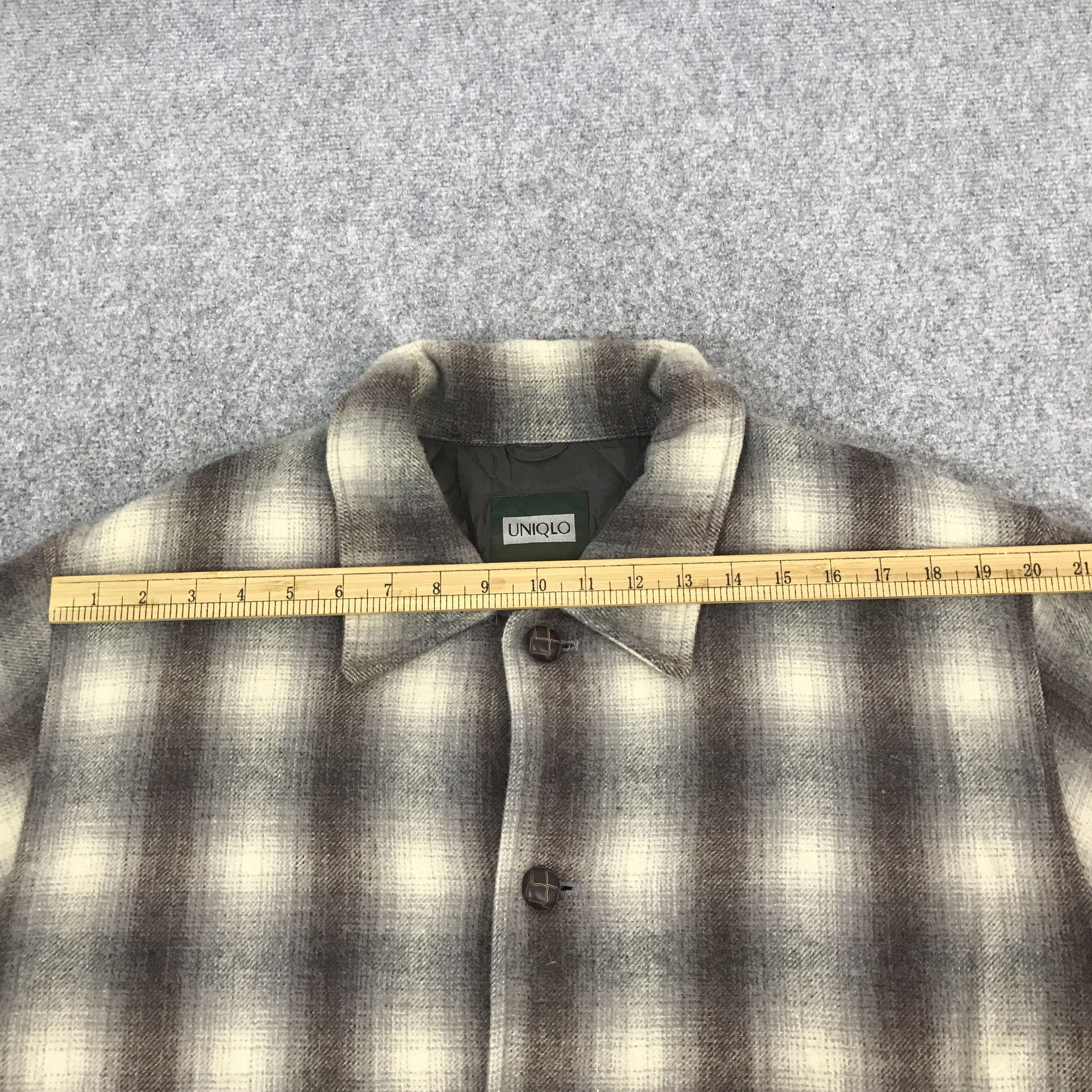 Japanese Brand × Uniqlo Uniqlo Japan Wool Button Jacket Size US L / EU 52-54 / 3 - 5 Thumbnail