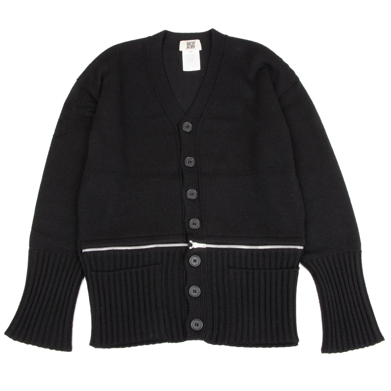 Jean Paul Gaultier AW03 Bondage Zip Up Sweater | Grailed