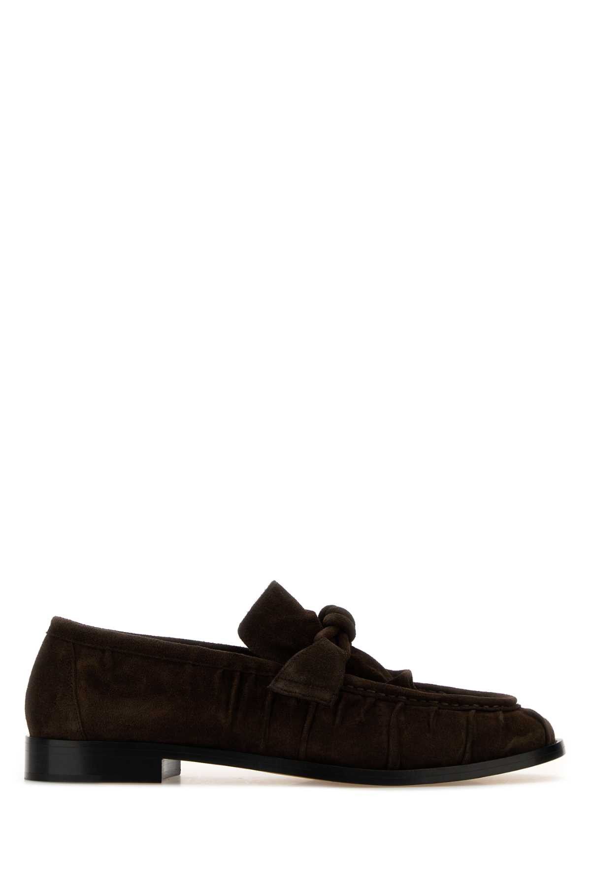 Bottega Veneta Dark Brown Suede Astaire Loafers Size US 8 / EU 41 - 1 Thumbnail