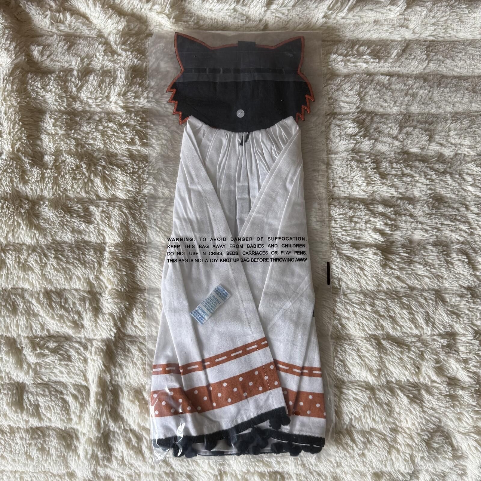 Other Halloween Black Skeleton Cat Kitchen Towel Hanging Size ONE SIZE - 2 Thumbnail